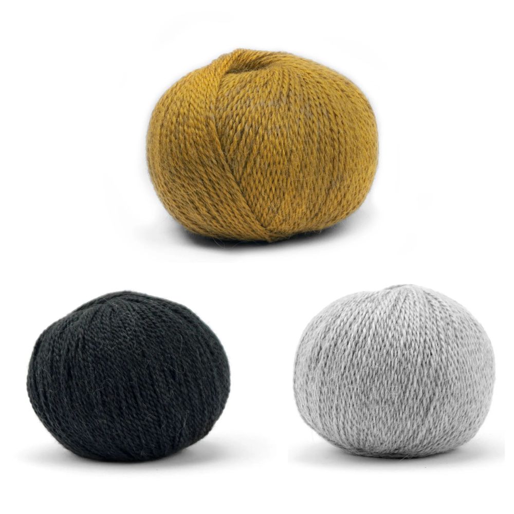Three Shades of You - SHAWL - Knitting Kit