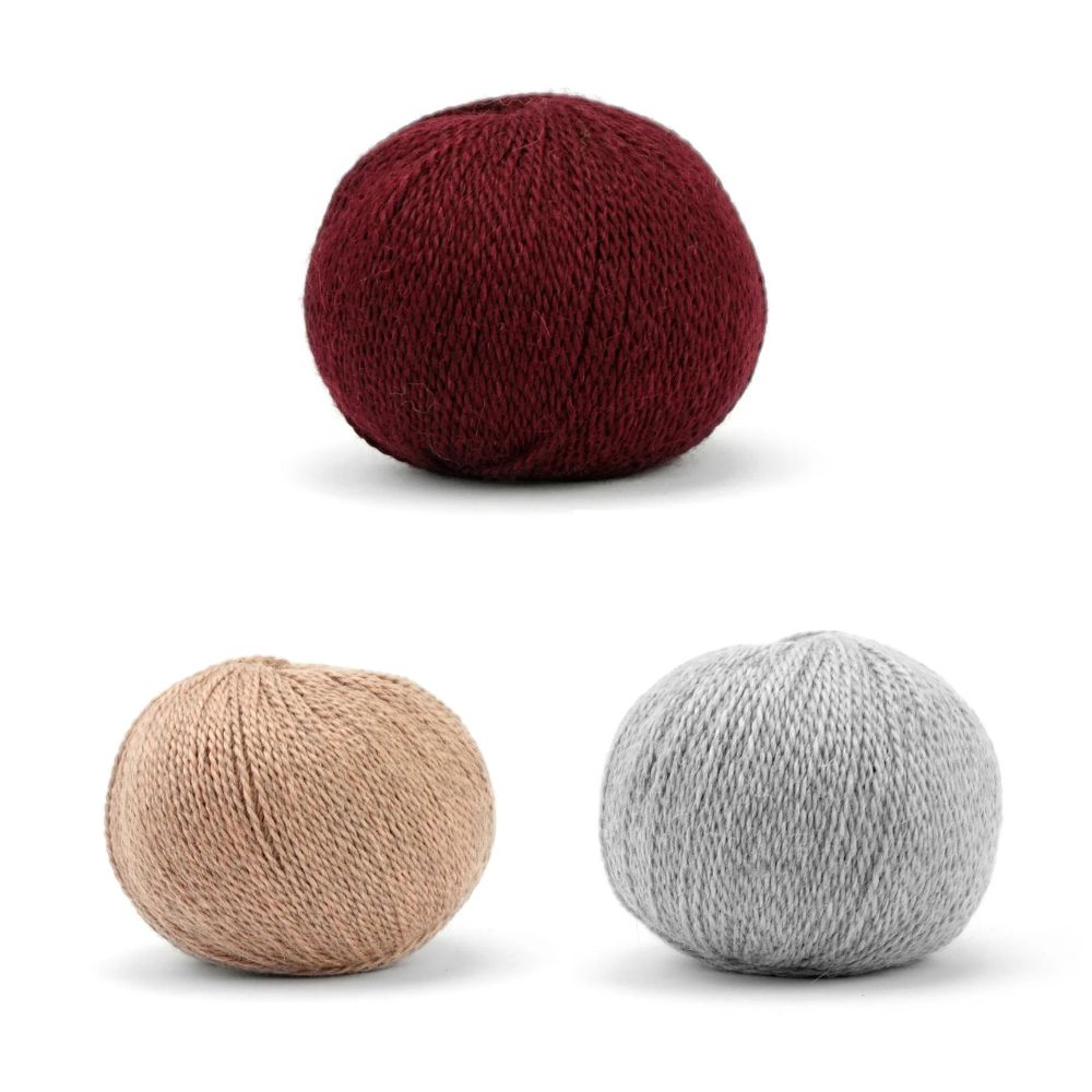 Three Shades of You - SHAWL - Knitting Kit