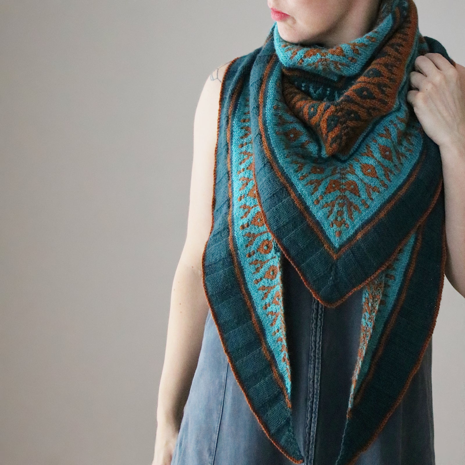 Three Shades of You - Tuch - Strickanleitung