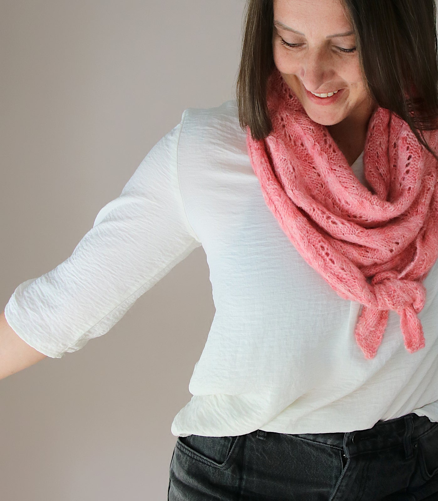 Cherry Bloom - TUCH - Strickanleitung