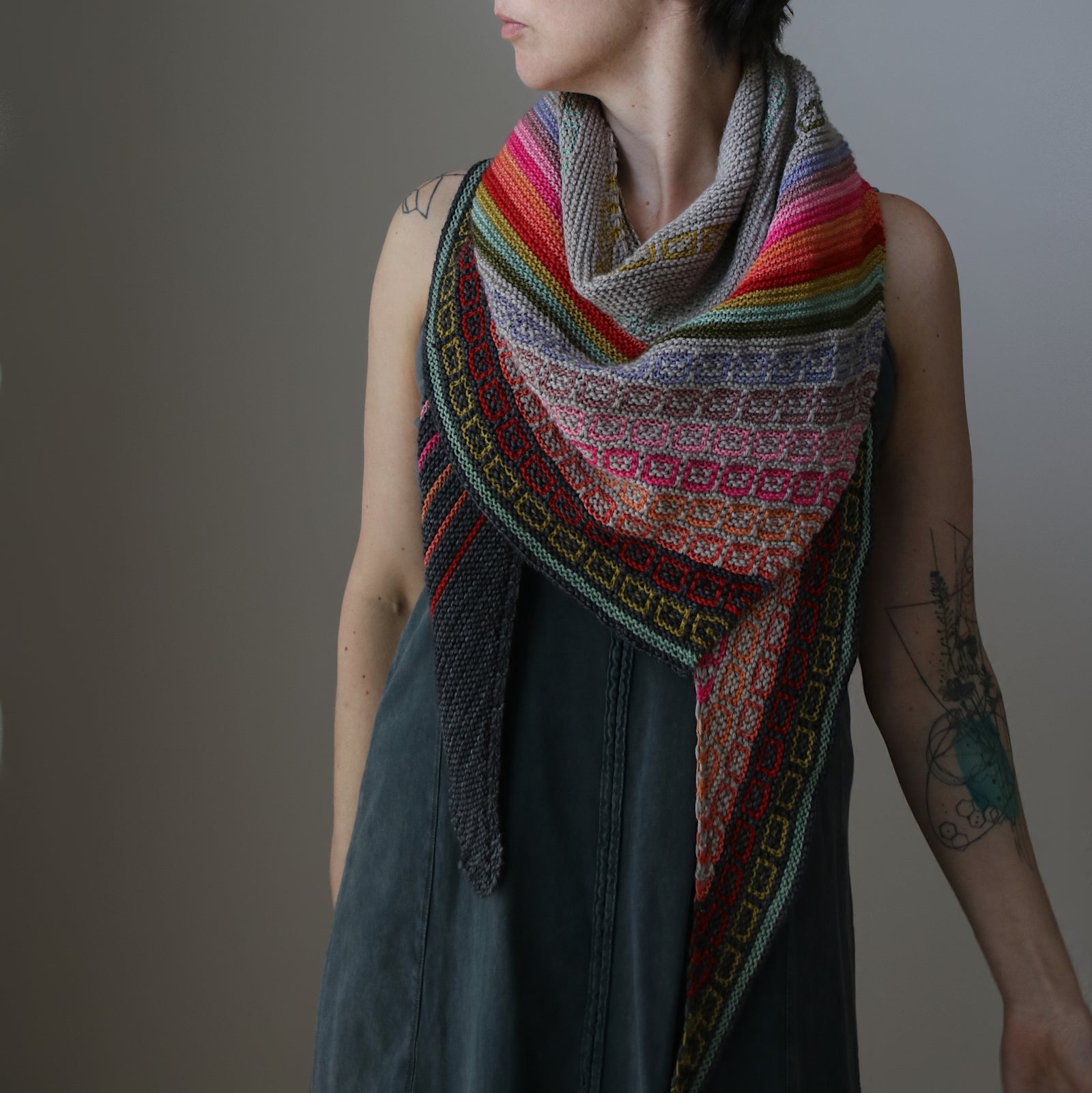 Ten Dots Later - SHAWL - Knitting Pattern