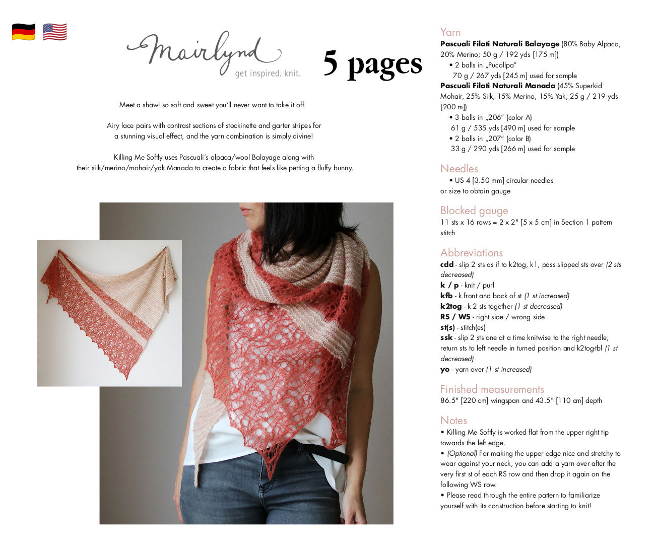 Killing me Softly Pattern