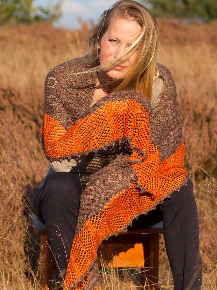 Rain on Princes Street - SHAWL - Knitting Pattern