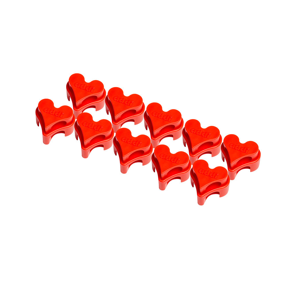 addiToGo Heart Stitch Stoppers – 10 pieces, small