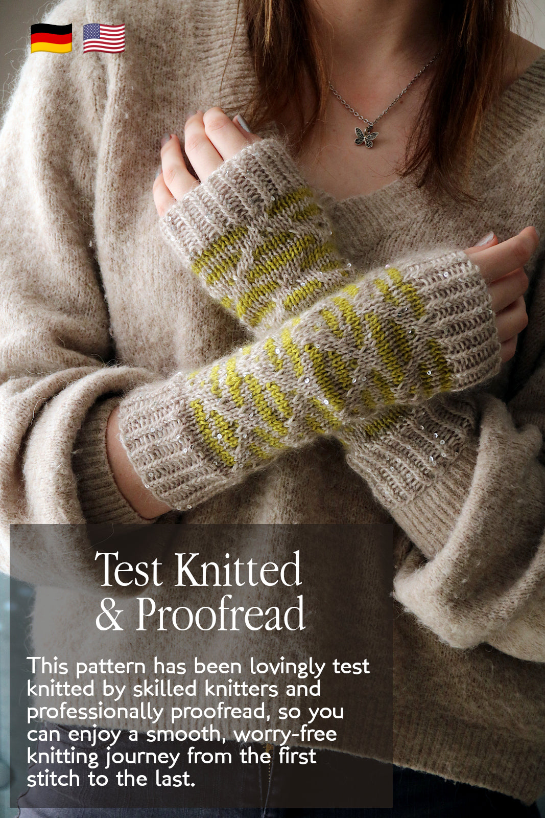 A Little More Spark Mitts - FINGERLESS MITTS - Knitting Pattern