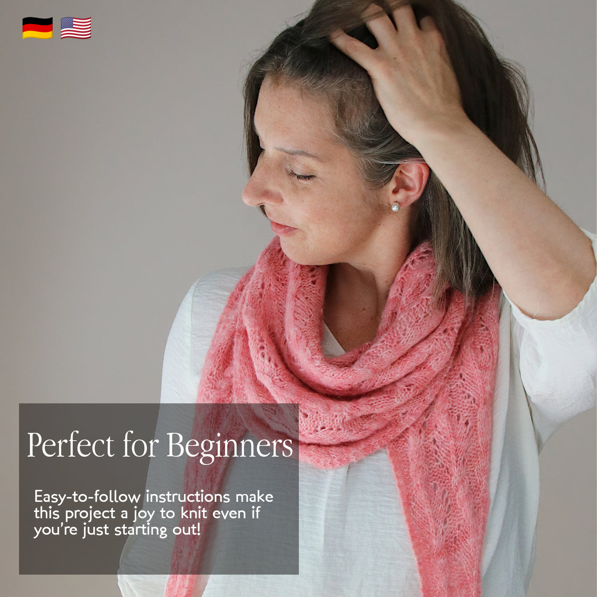 Cherry Bloom - TUCH - Strickanleitung