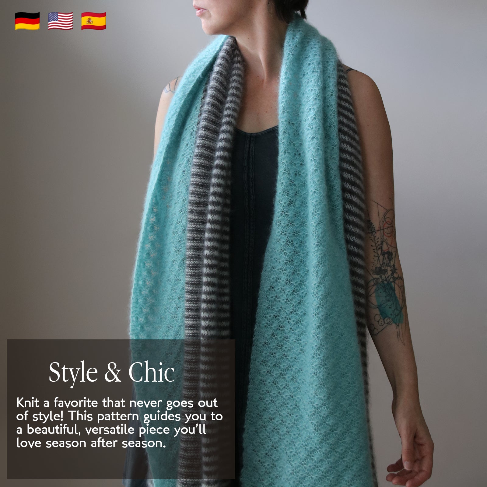 Cloud Theory - SHAWL - Knitting Pattern
