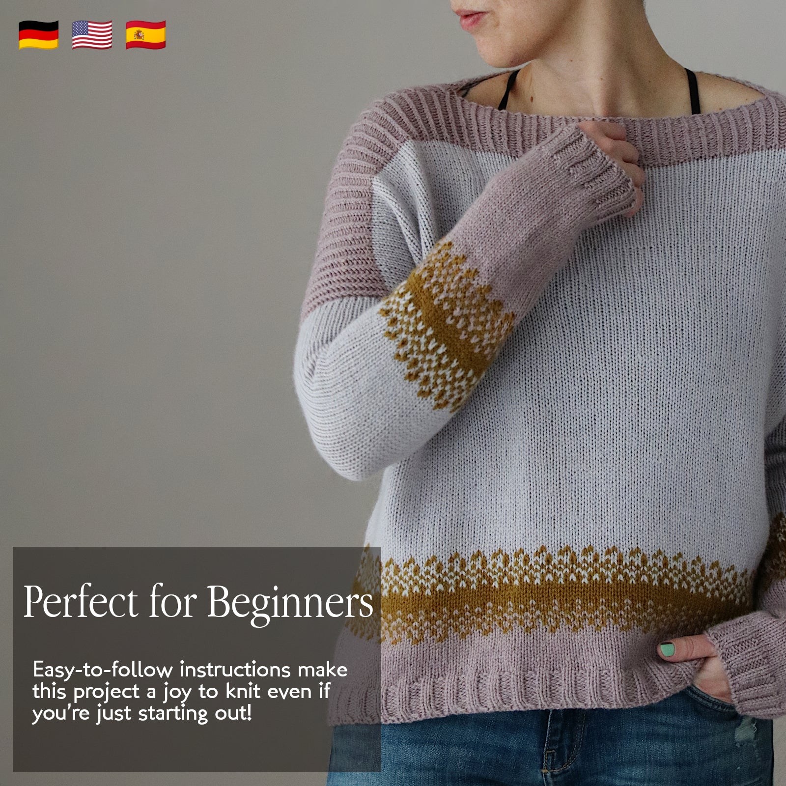 Cold Sunlight - SWEATER - Knitting Pattern