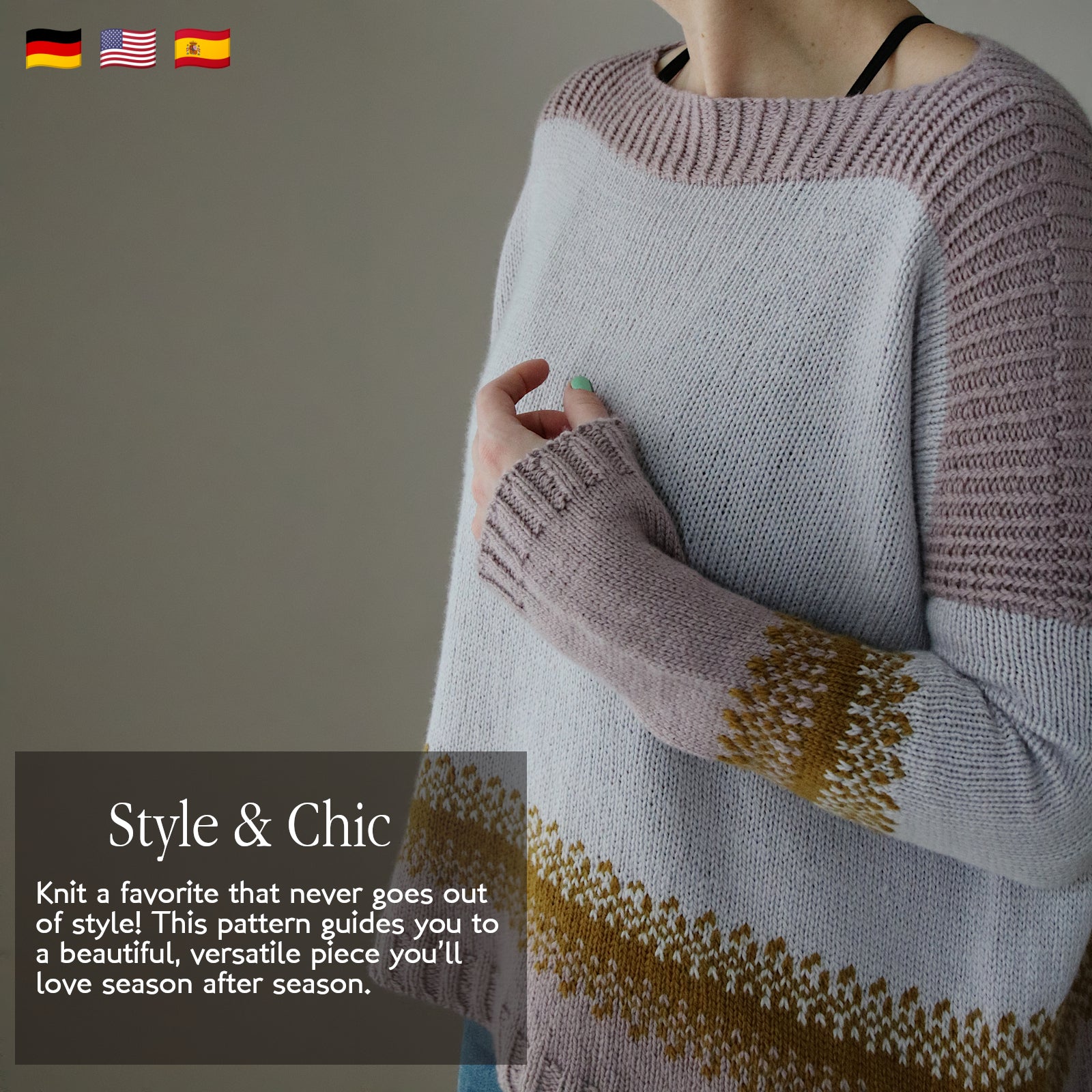 Cold Sunlight - SWEATER - Knitting Pattern