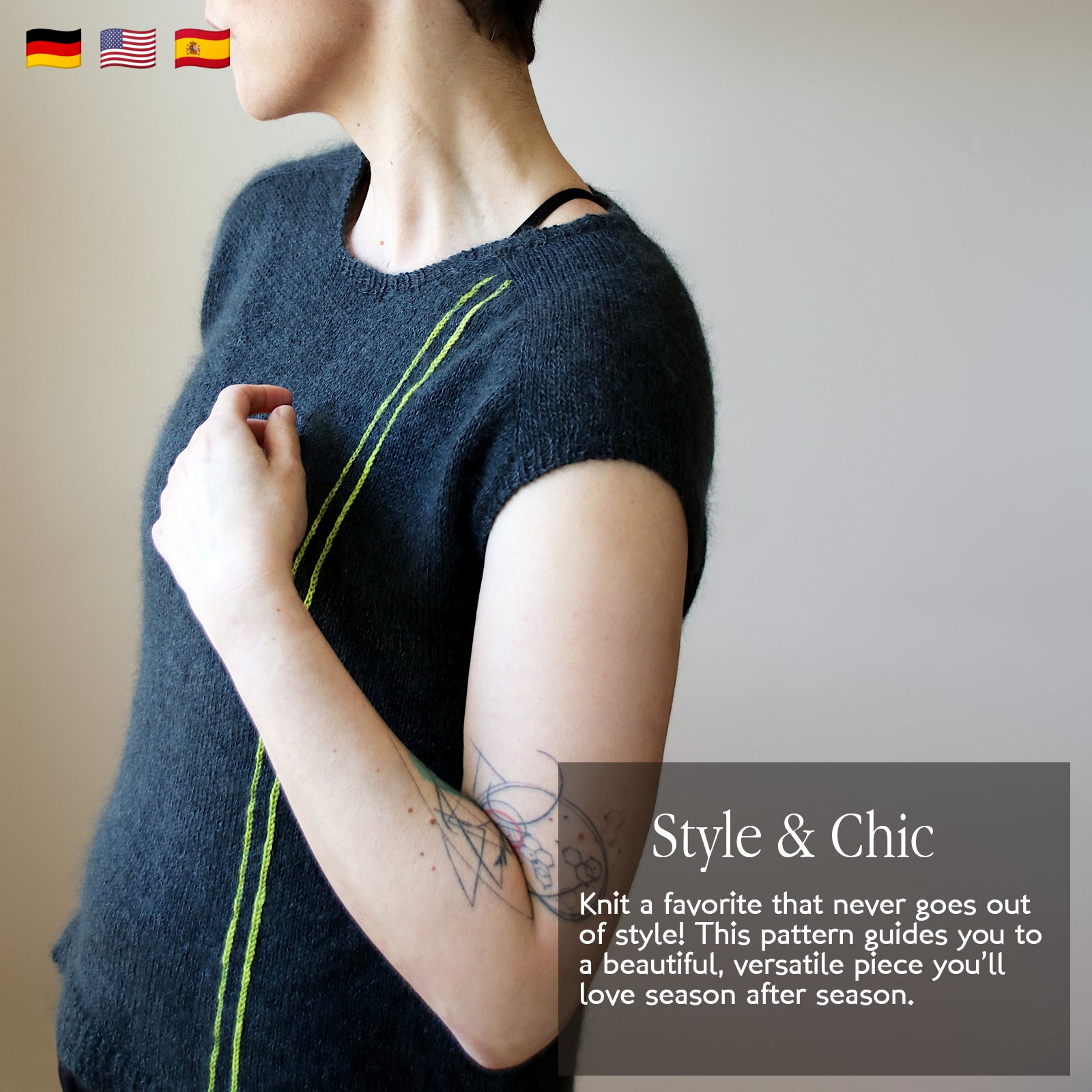 Metro Pulse - PULLOVER - Strickanleitung