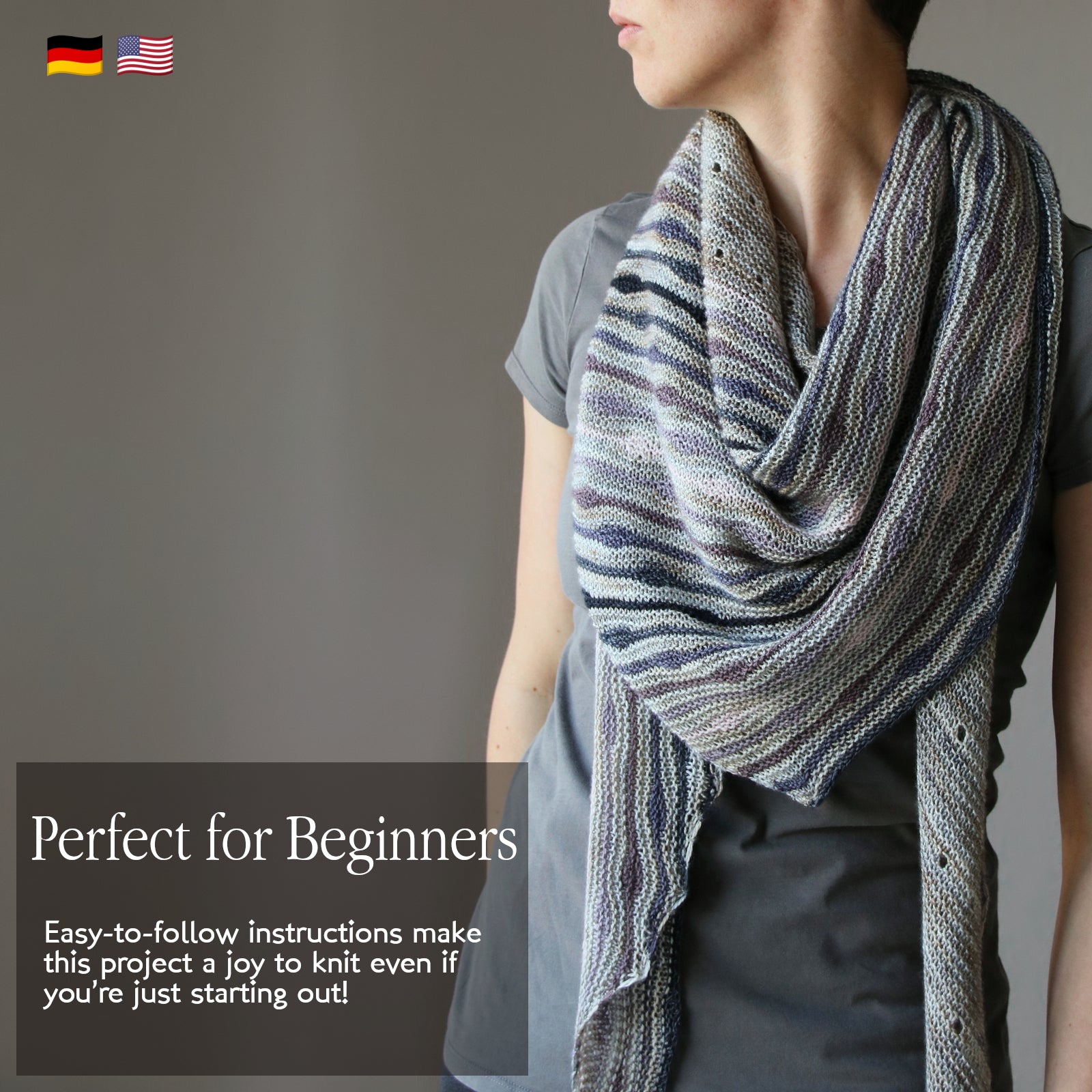 One more Stripe - SHAWL - Knitting Pattern