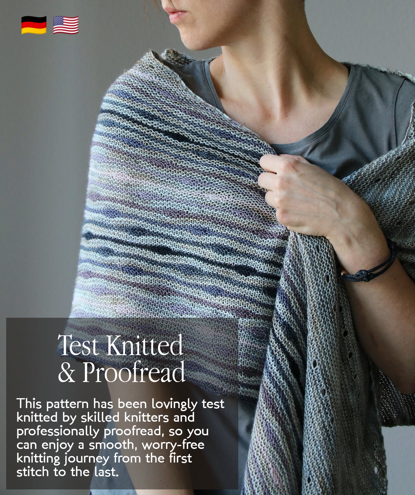 One more Stripe - SHAWL - Knitting Pattern