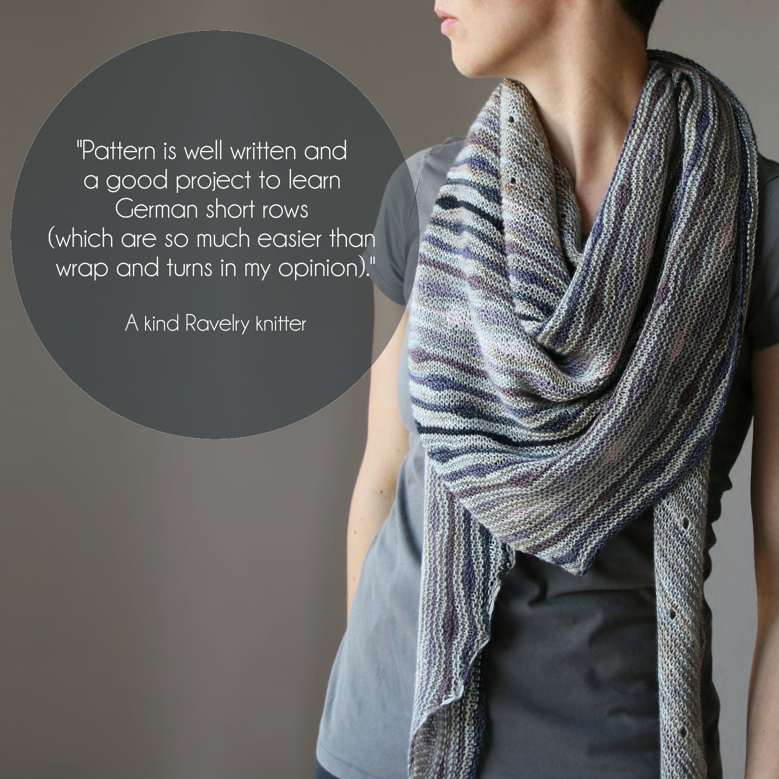 One more Stripe - SHAWL - Knitting Pattern