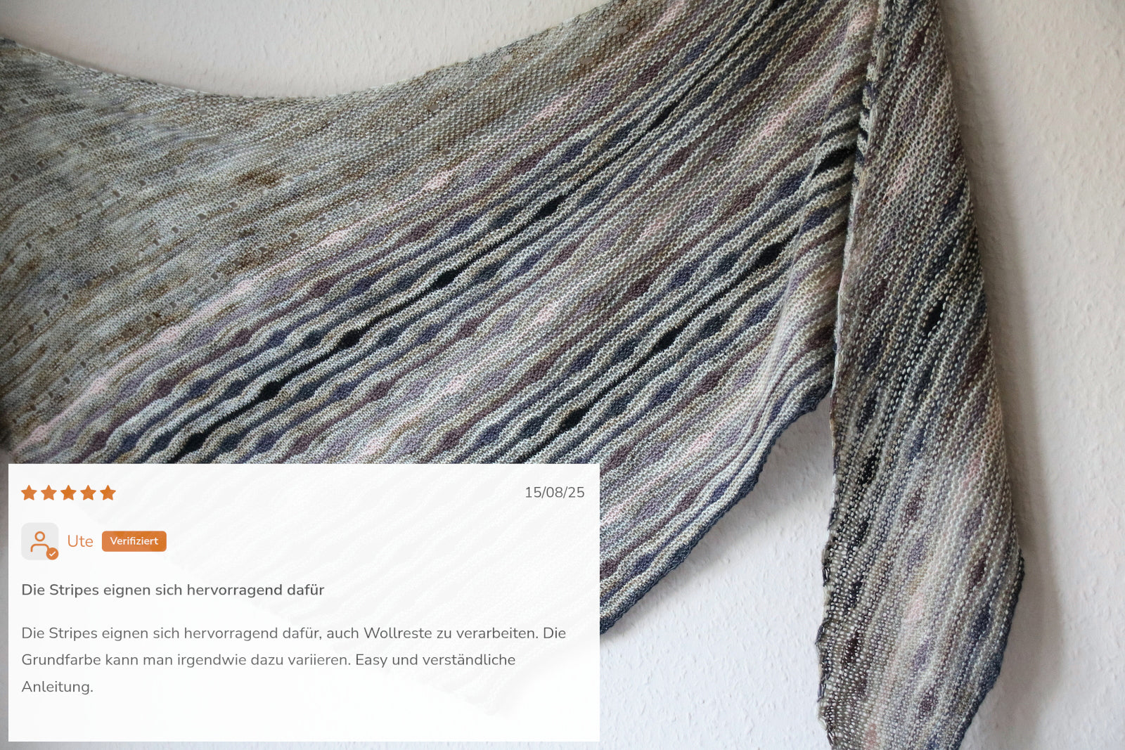 One more Stripe - SHAWL - Knitting Pattern