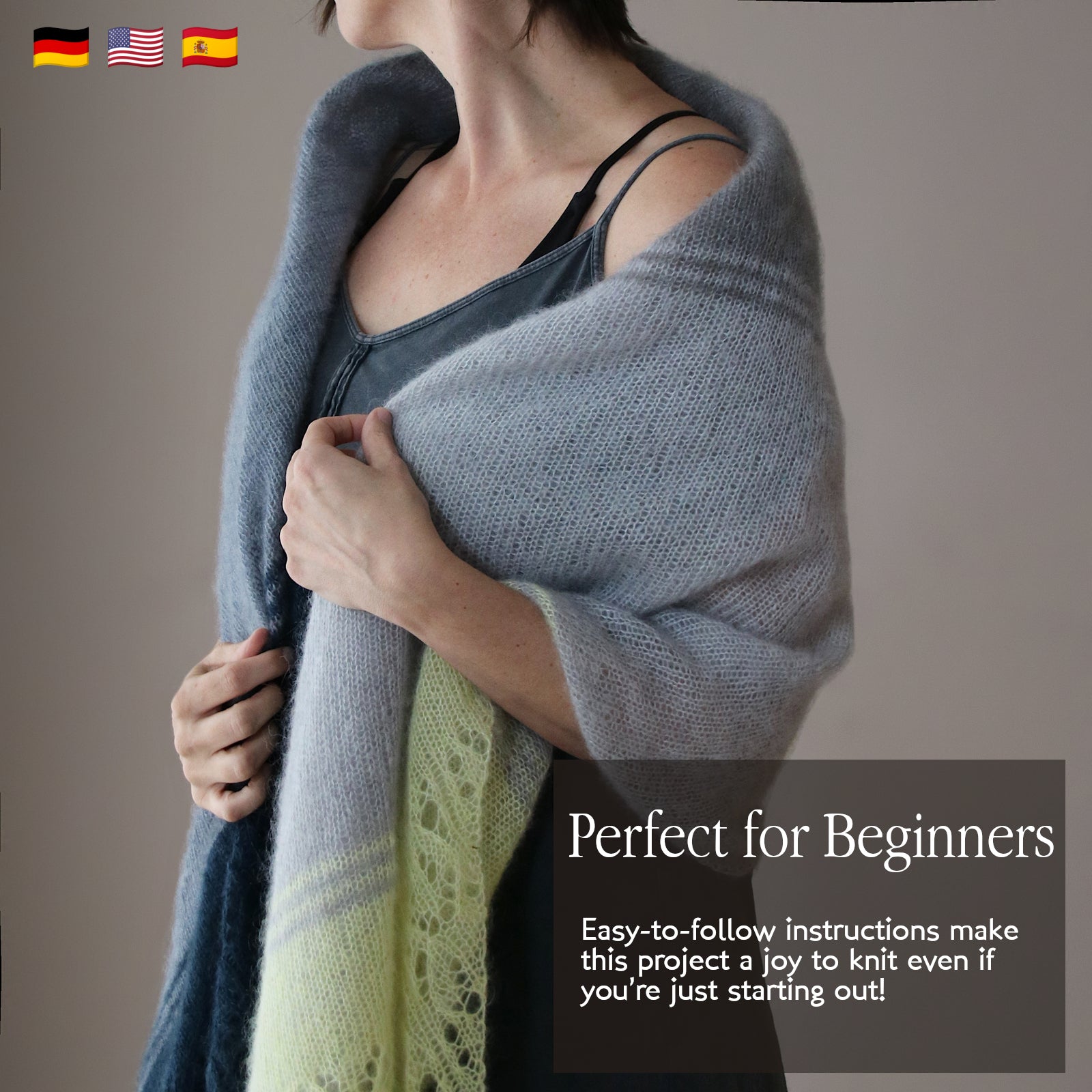 Say it in Pastel - SHAWL - Knitting Pattern