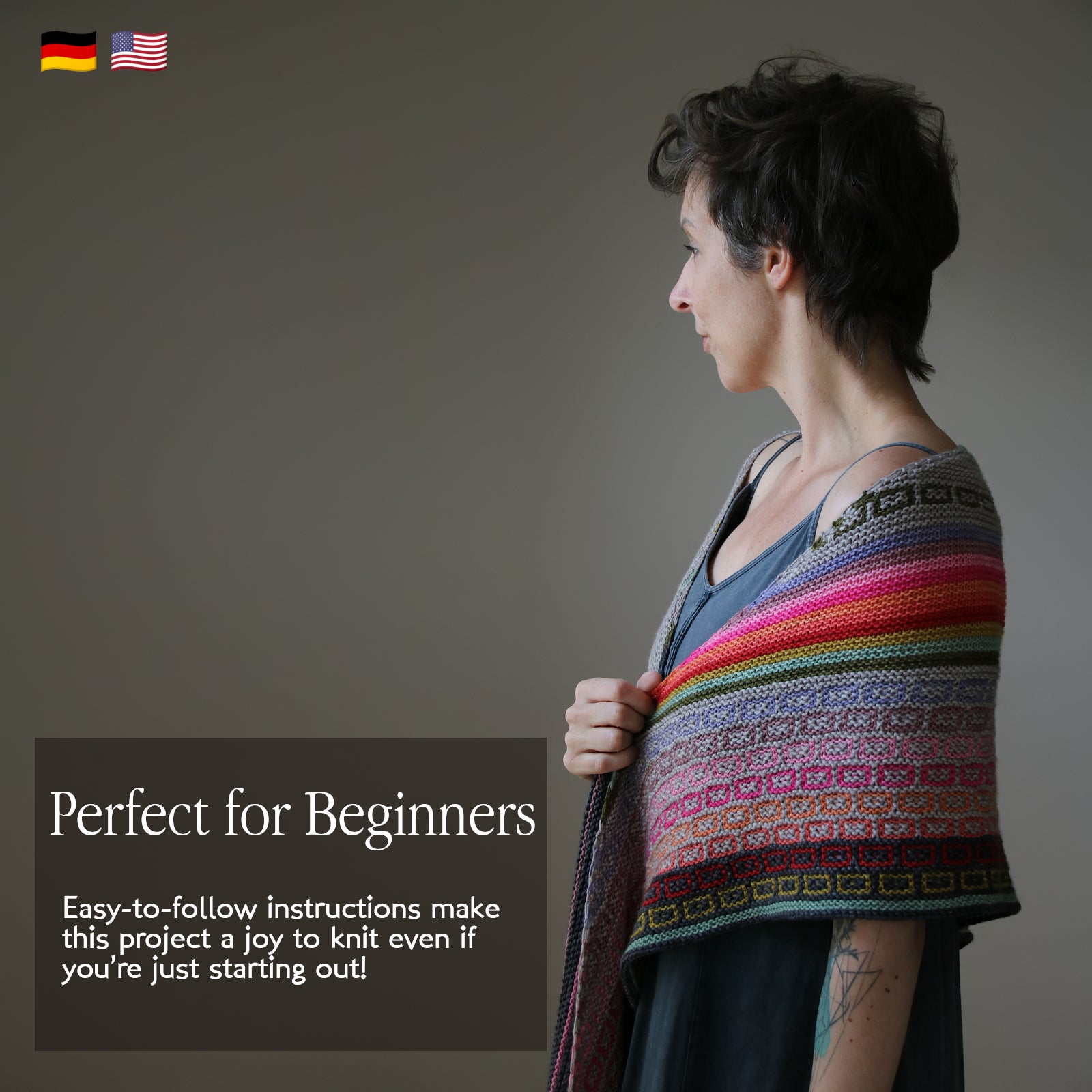 Ten Dots Later - SHAWL - Knitting Pattern