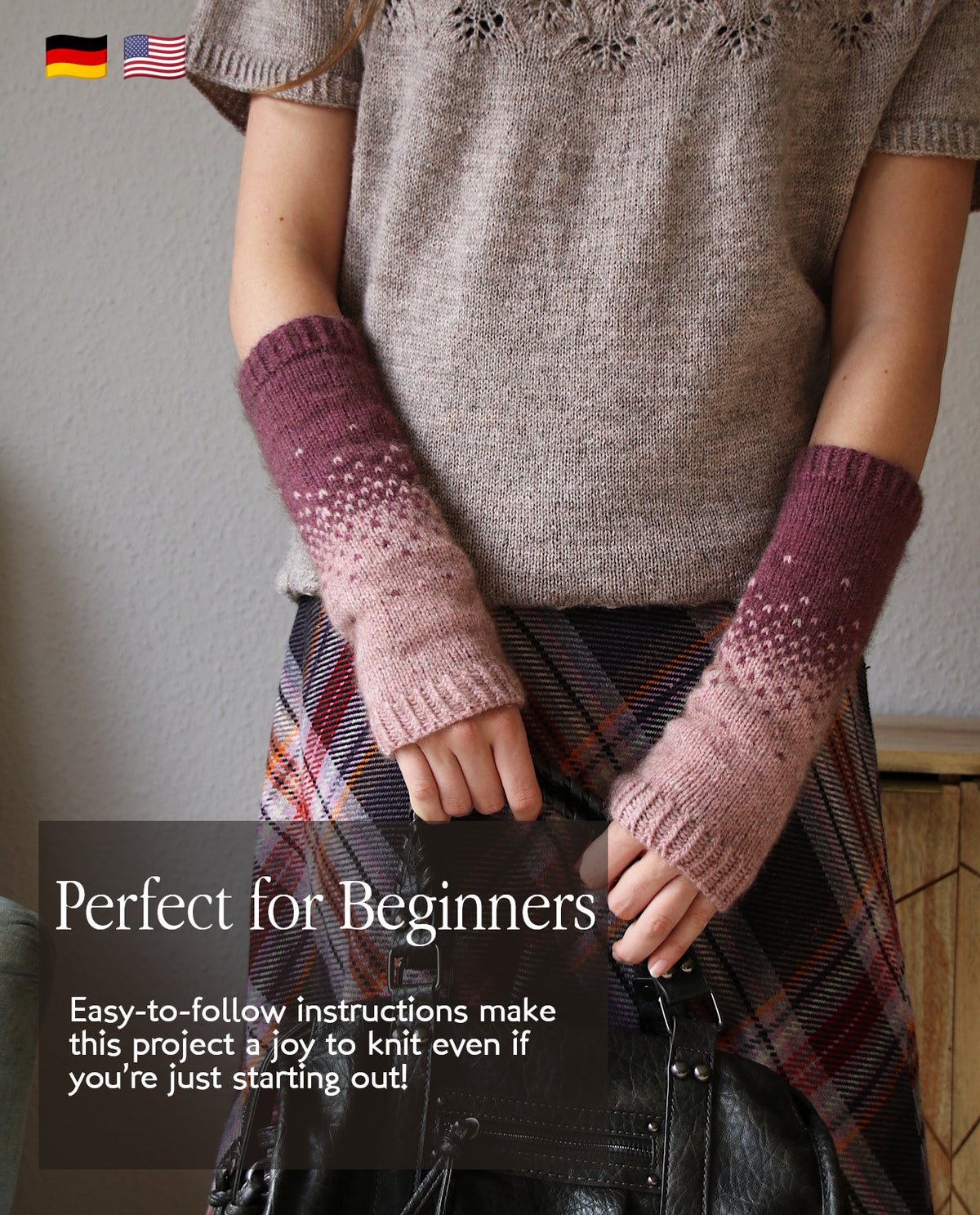 Two Souls - MITTS - Knitting Pattern