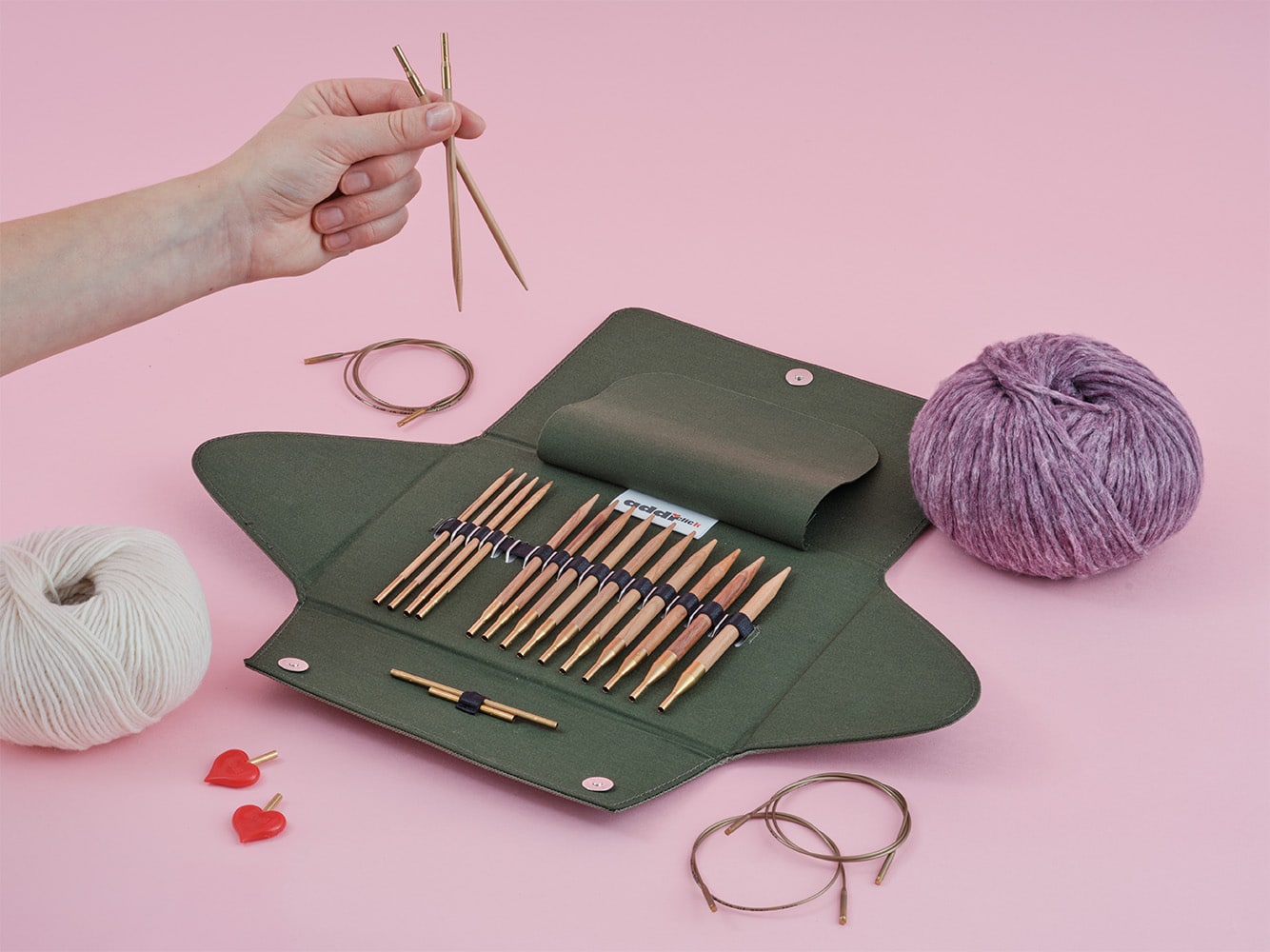 addiClick Nature Olive Wood Set