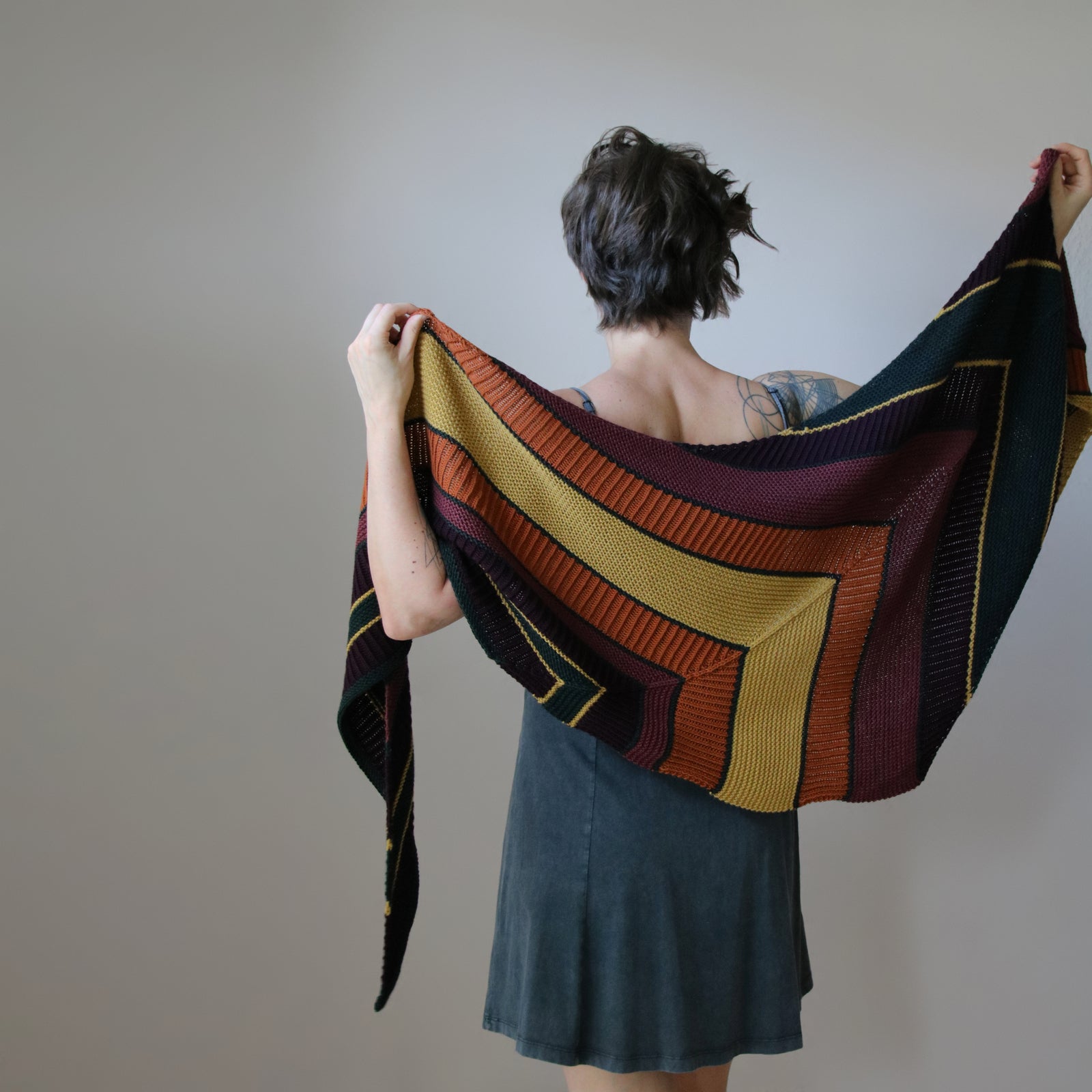 Crush Season - SHAWL - Knitting Kit