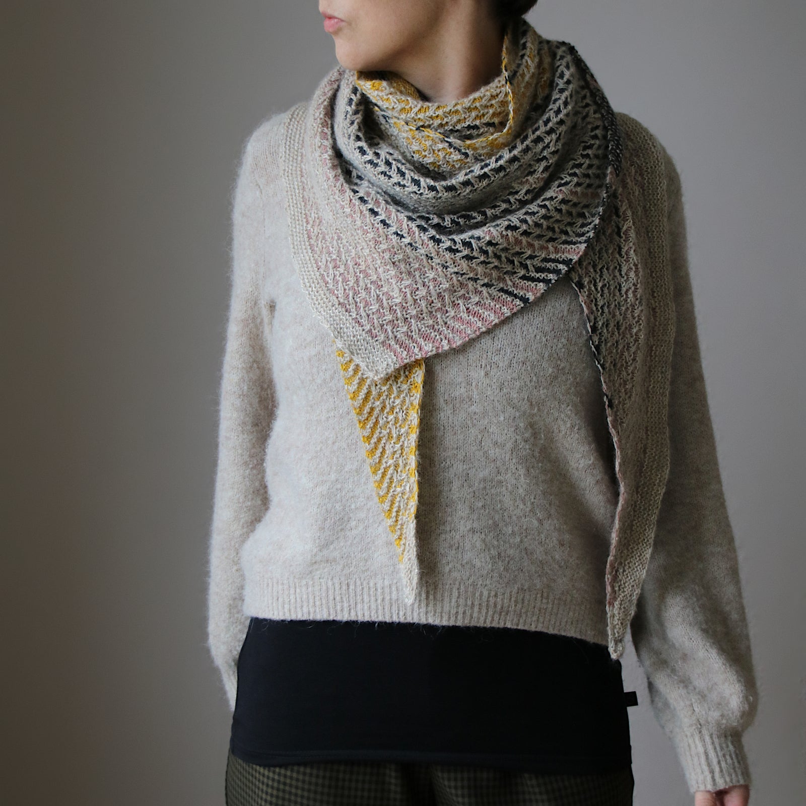 Blinding Lights - SHAWL - Knitting Kit