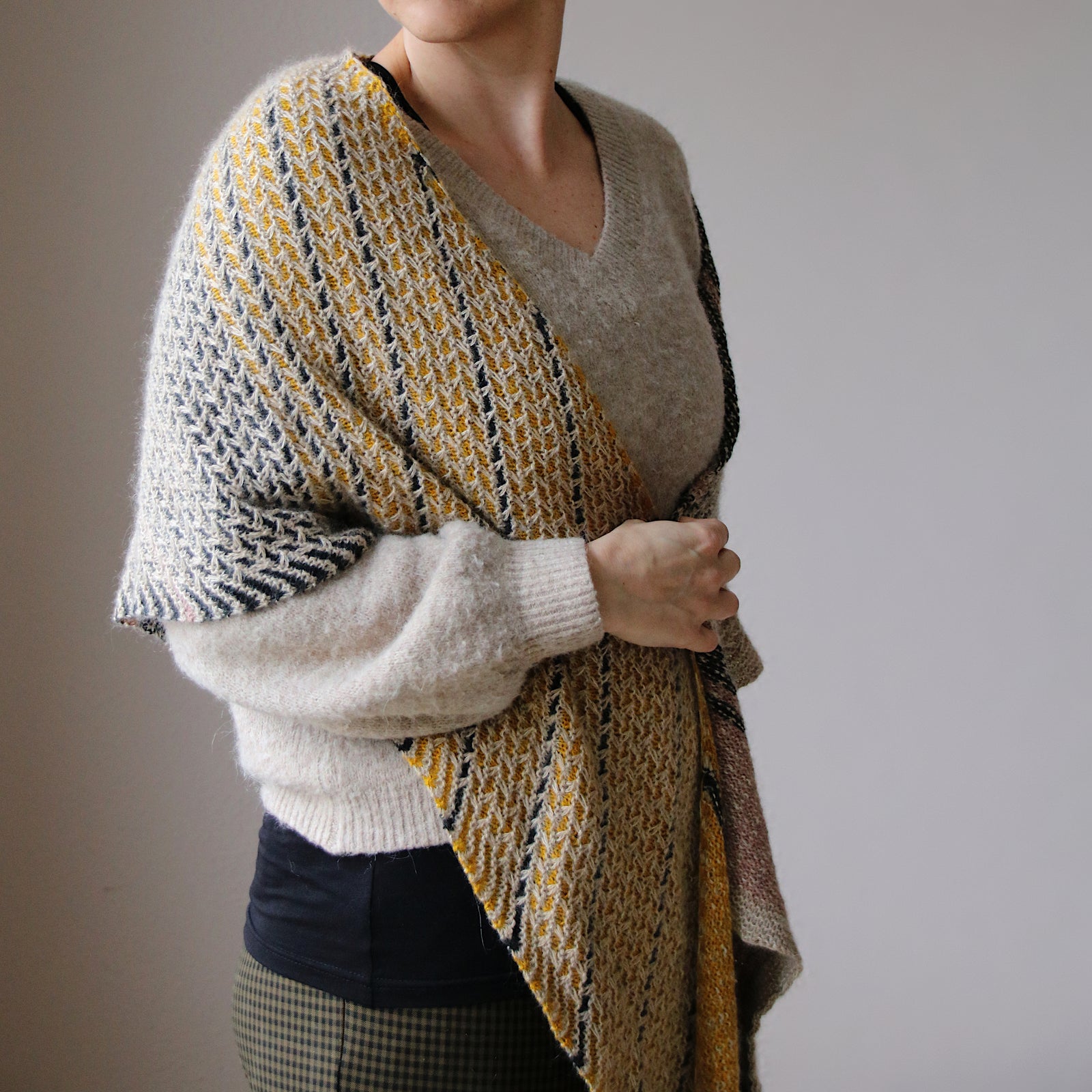 Blinding Lights - SHAWL - Knitting Kit