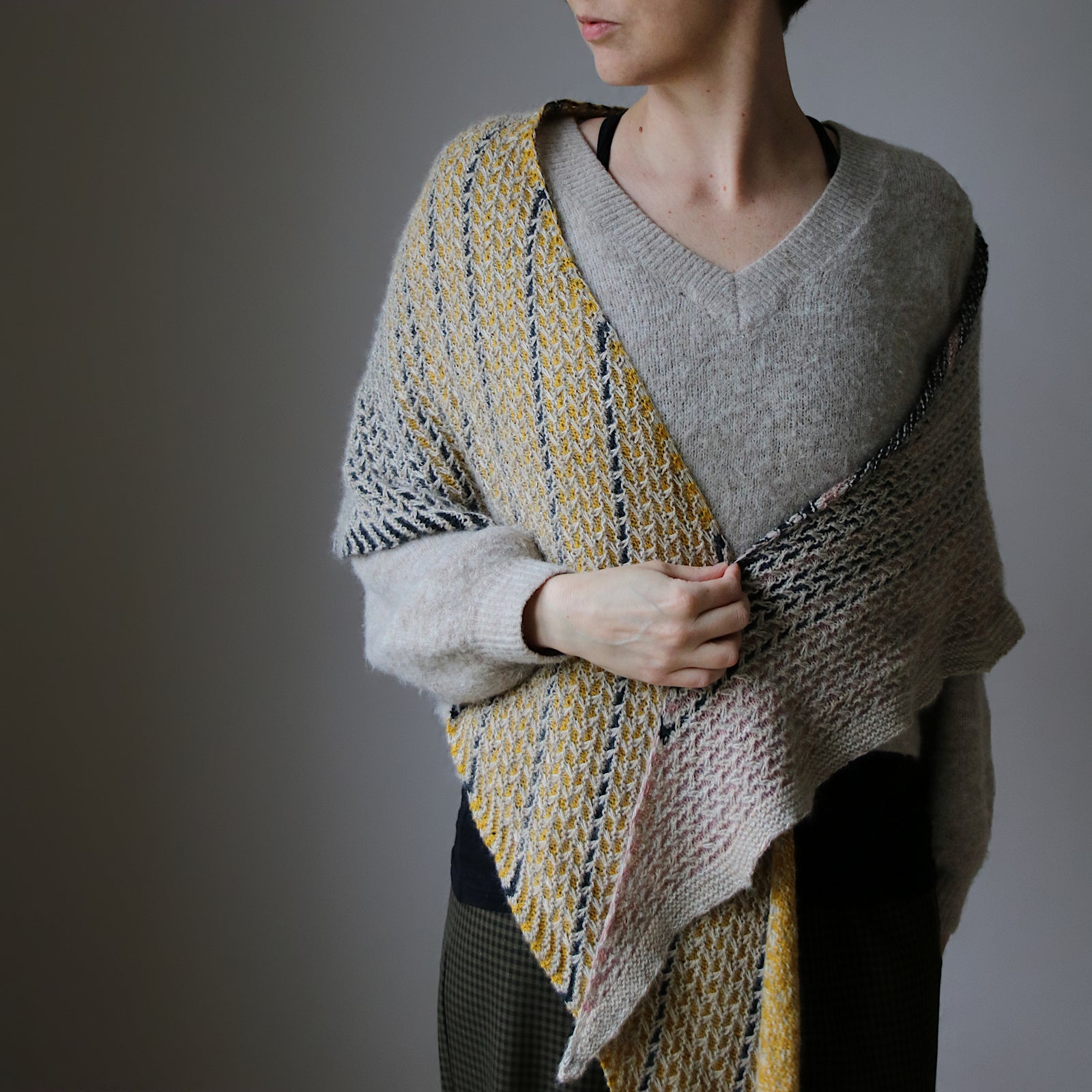 Blinding Lights - SHAWL - Knitting Kit