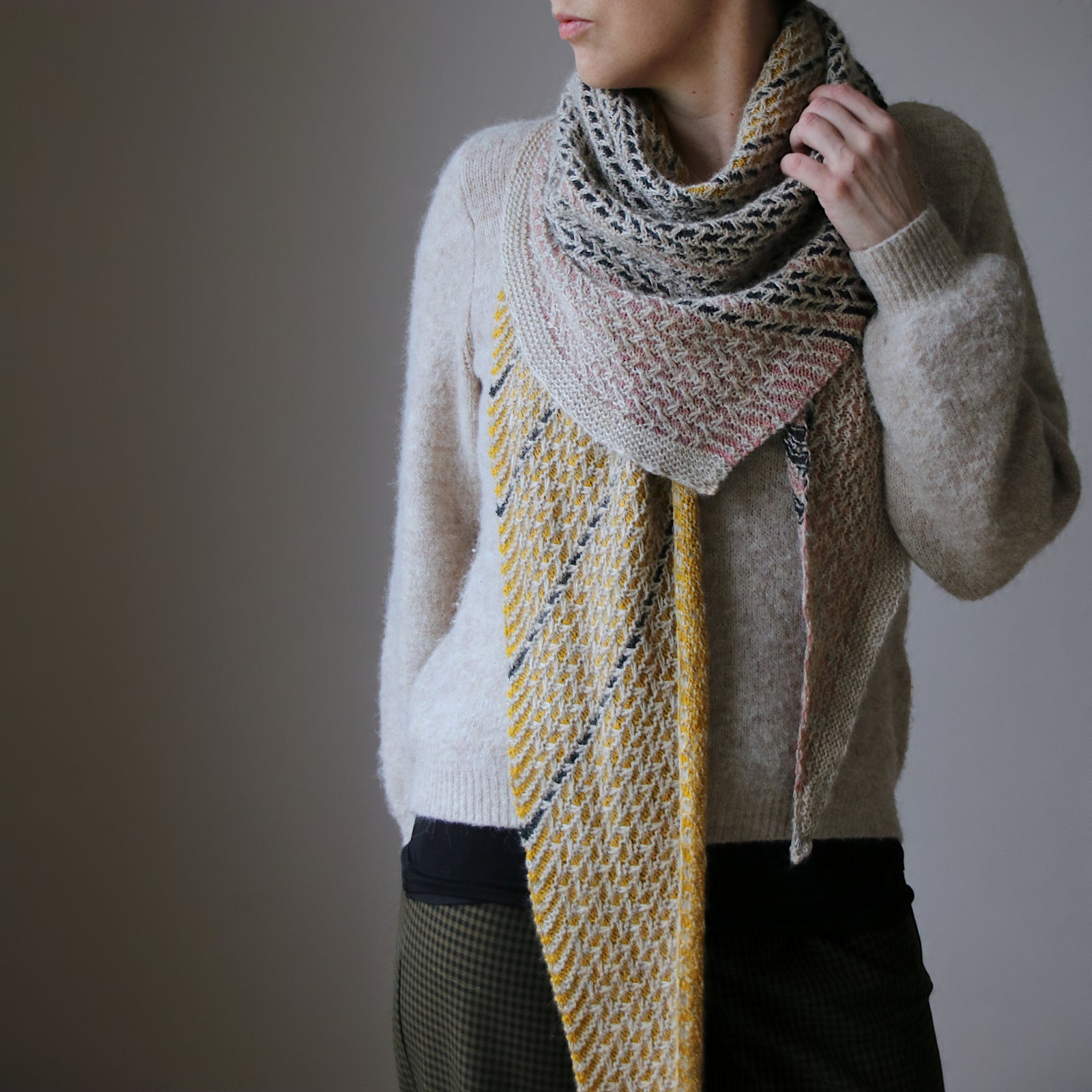 Blinding Lights - SHAWL - Knitting Kit