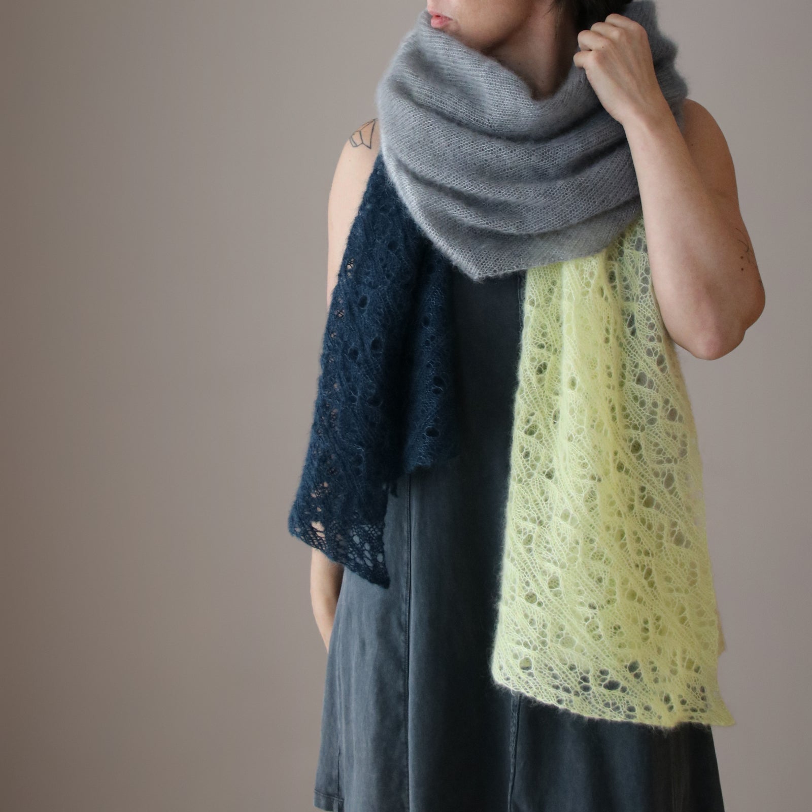Say it in Pastel - SHAWL - Knitting Kit
