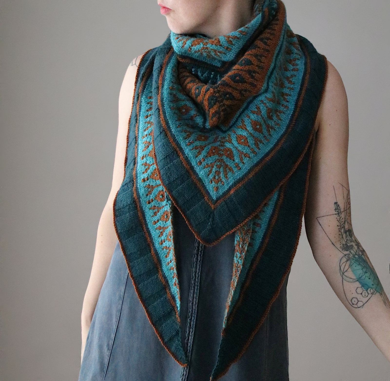 Three Shades of You - Tuch - Strickanleitung