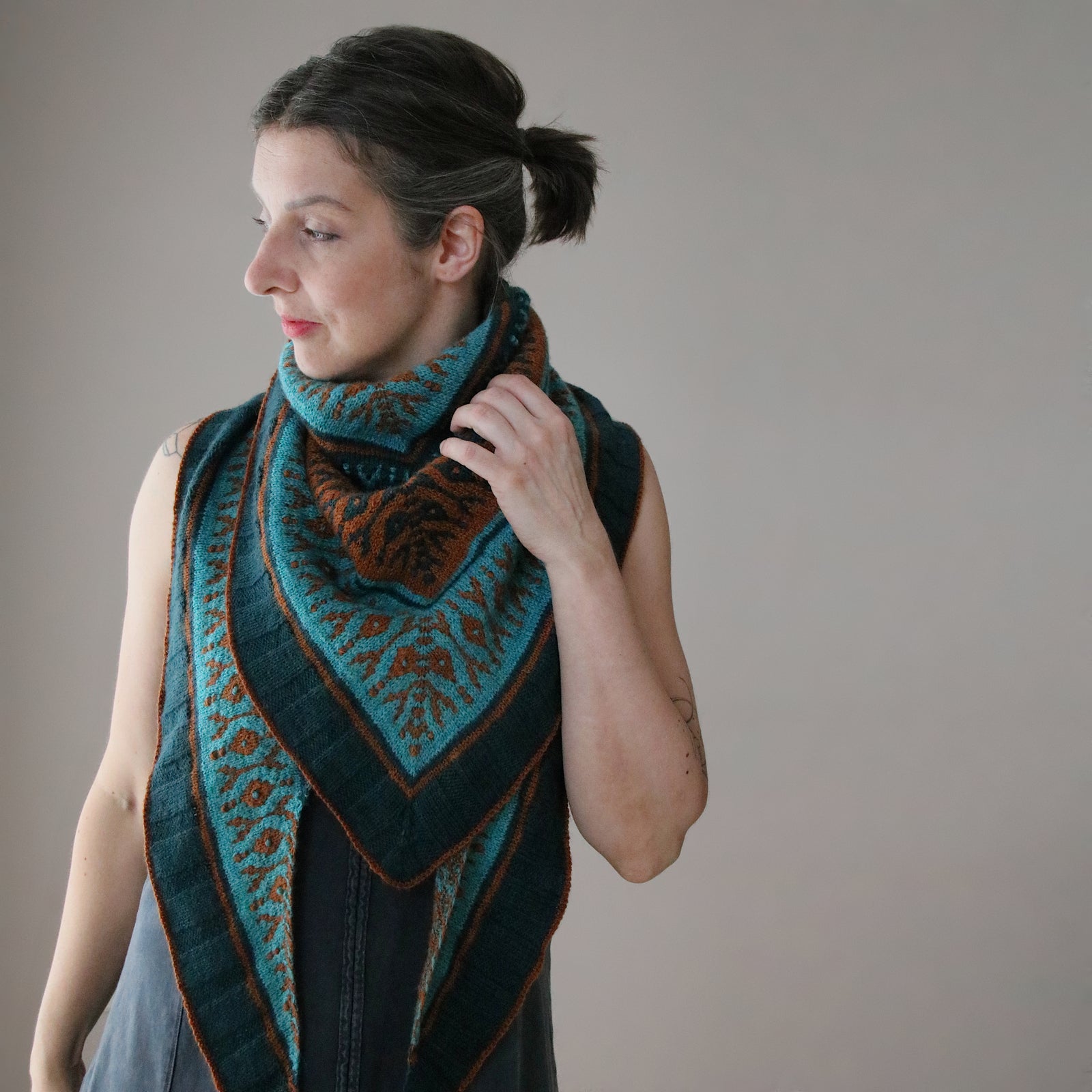 Three Shades of You - Tuch - Strickanleitung