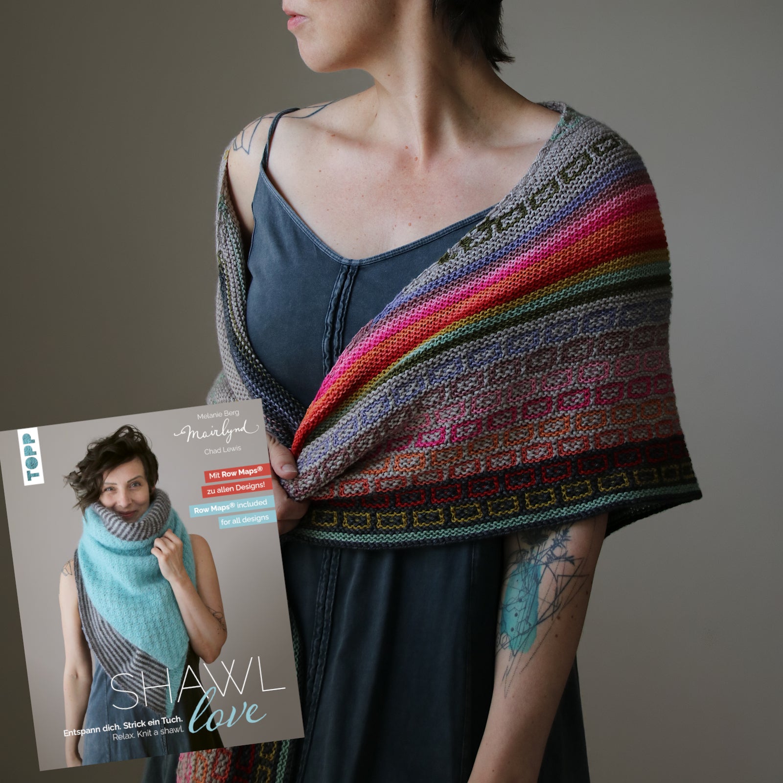 SHAWL LOVE handsigniert & Die passende Wolle für TEN DOTS LATER