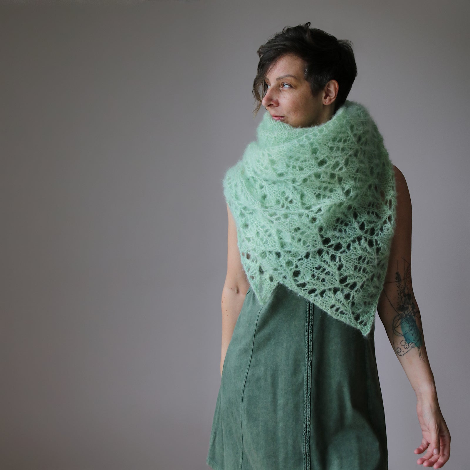 Matcha Mood - SHAWL - Knitting Kit