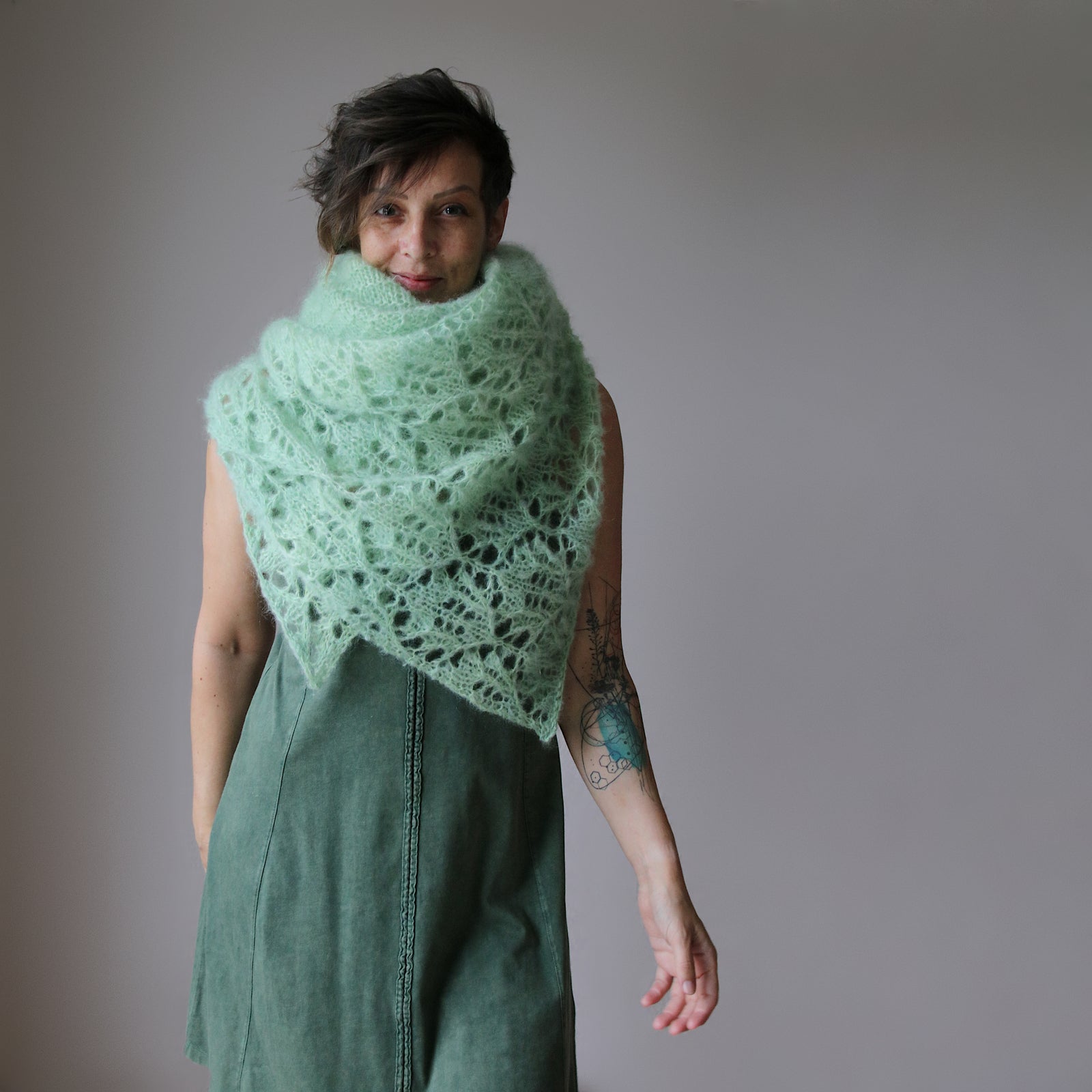 Matcha Mood - SHAWL - Knitting Kit