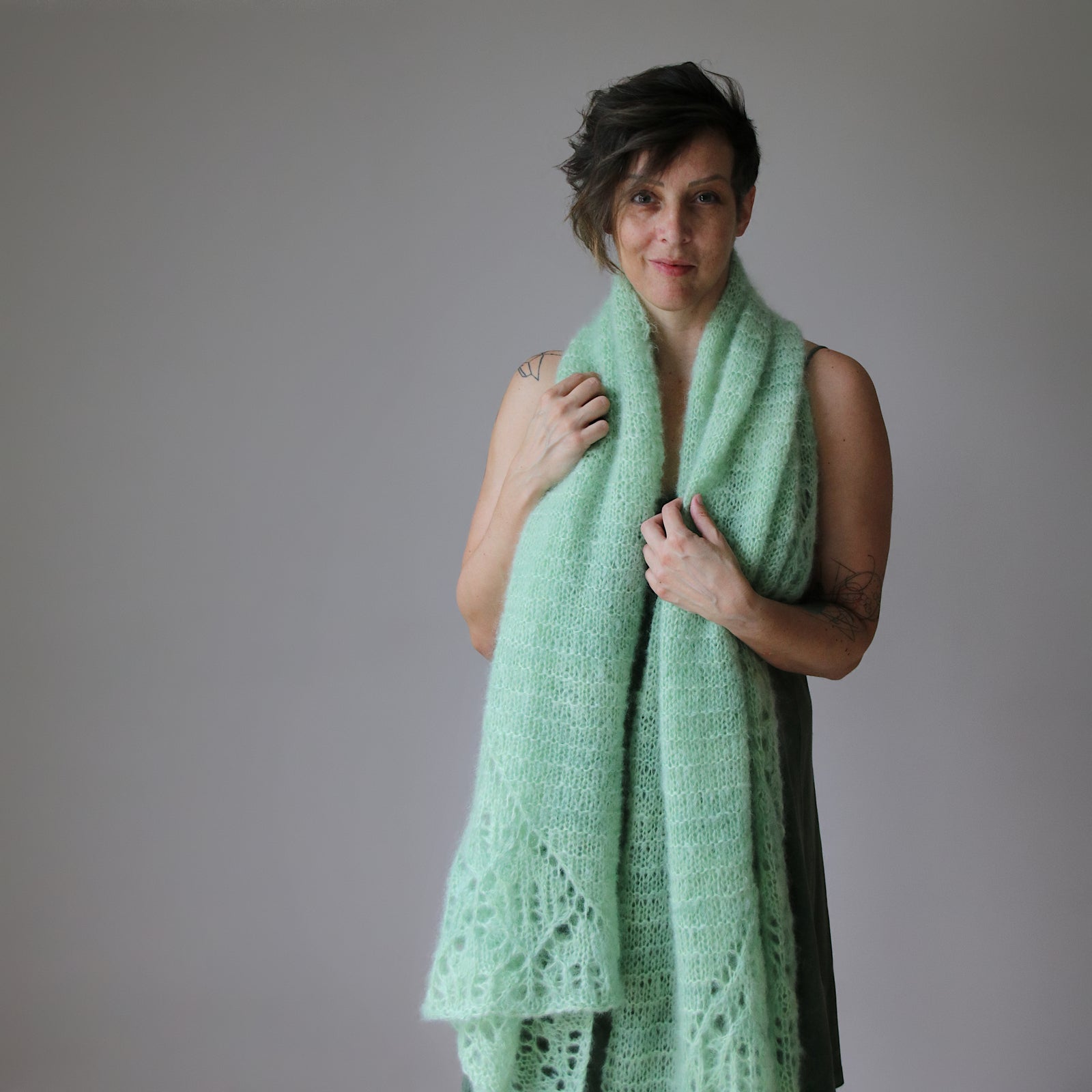 Matcha Mood - SHAWL - Knitting Kit