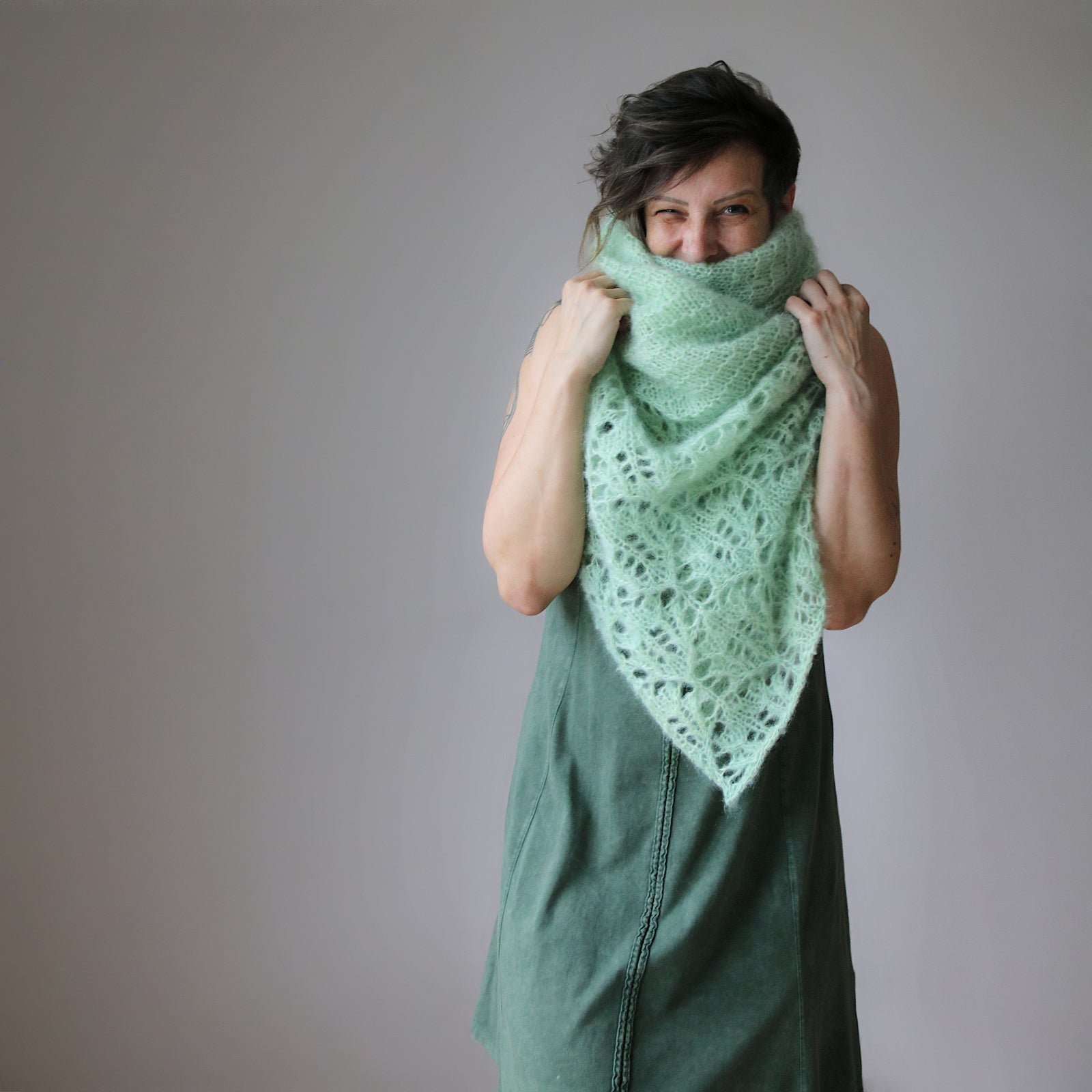 Matcha Mood - SHAWL - Knitting Kit