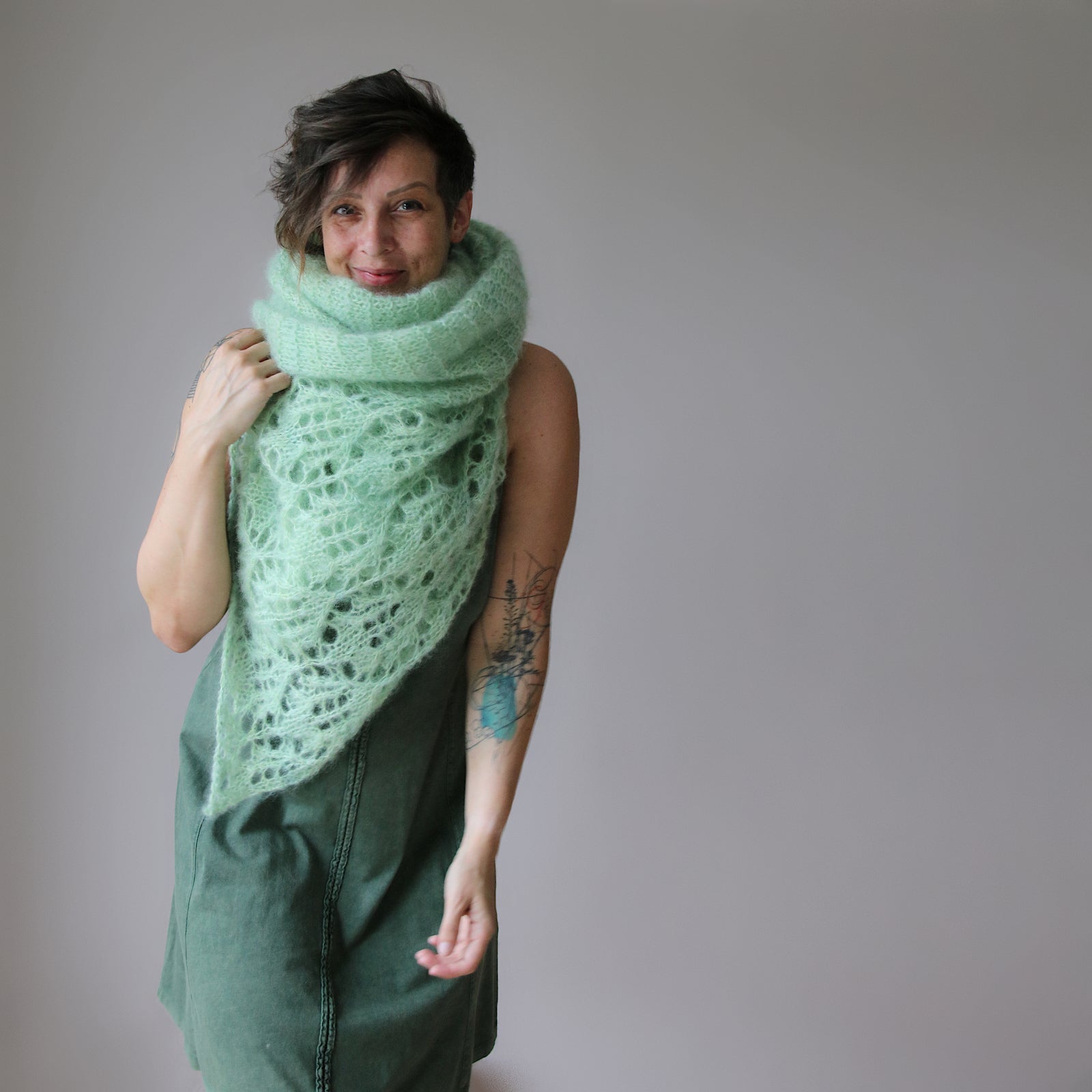 Matcha Mood - SHAWL - Knitting Kit