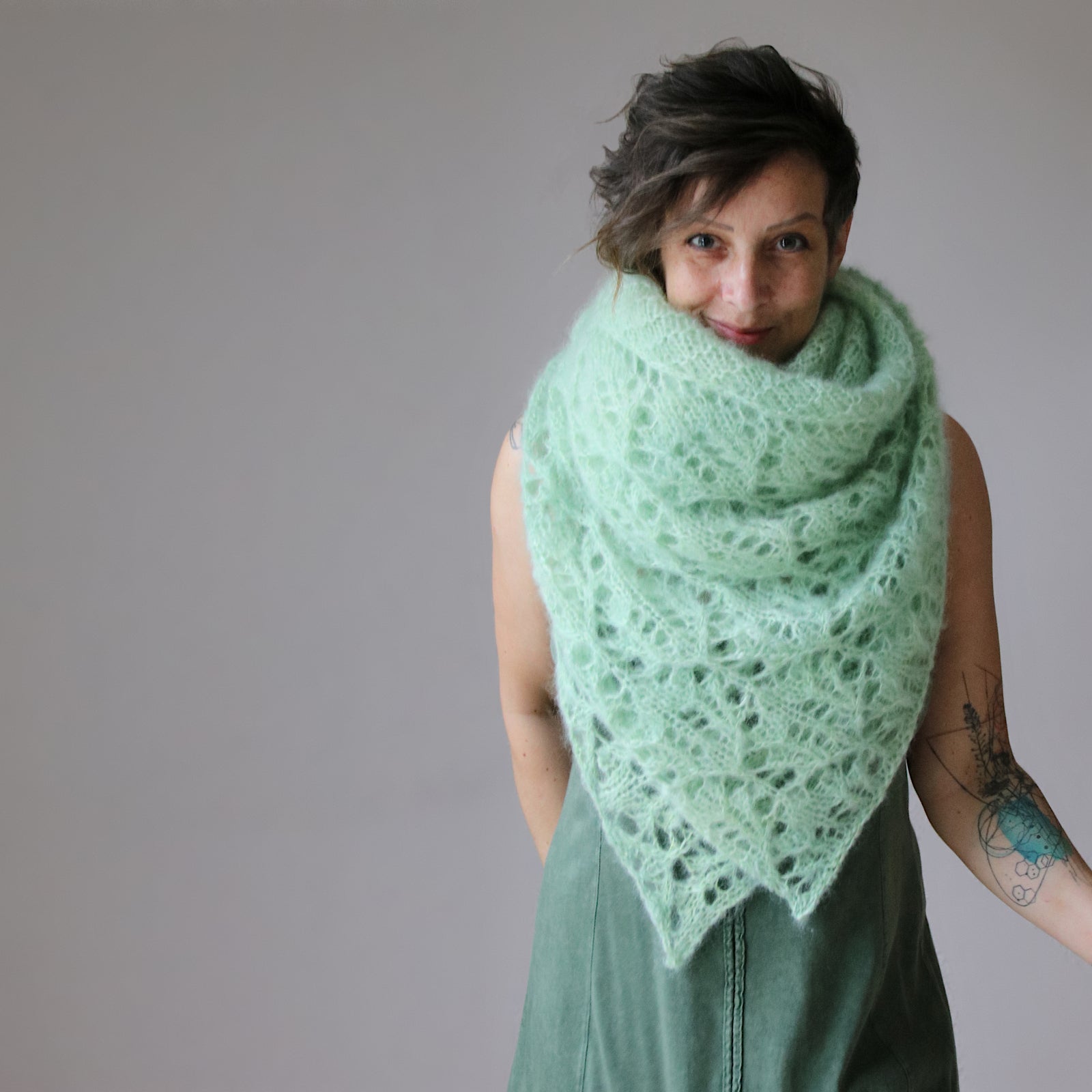 Matcha Mood - SHAWL - Knitting Kit