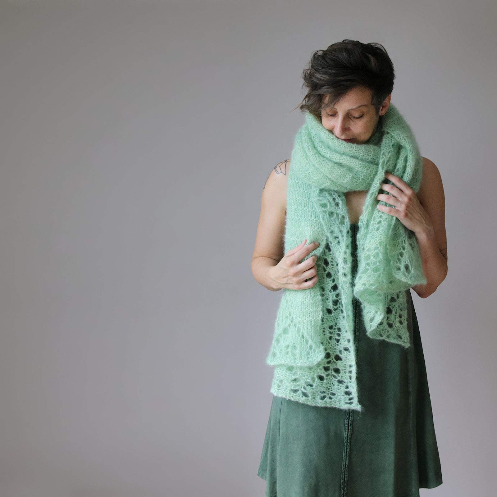 Matcha Mood - SHAWL - Knitting Kit