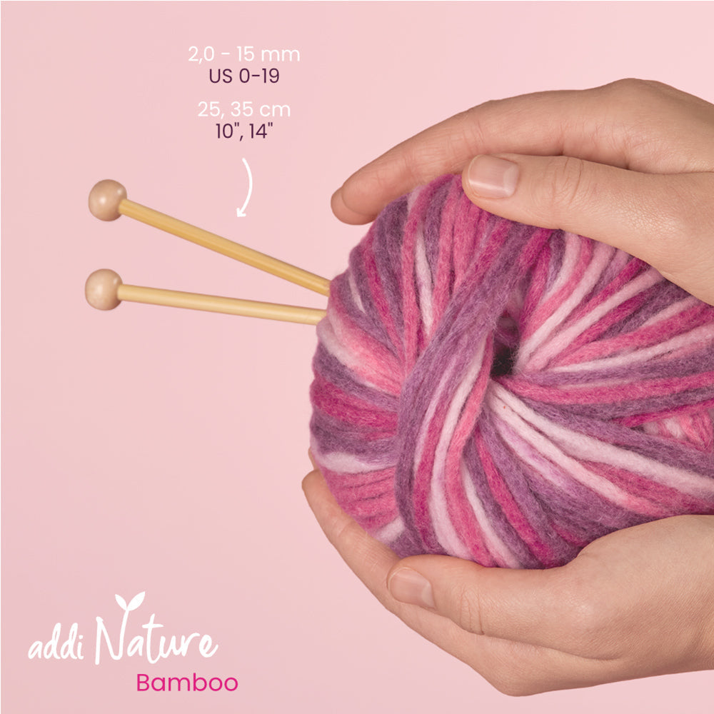 addiNature Bamboo Single-Point Needle – Single (2–9 mm)
