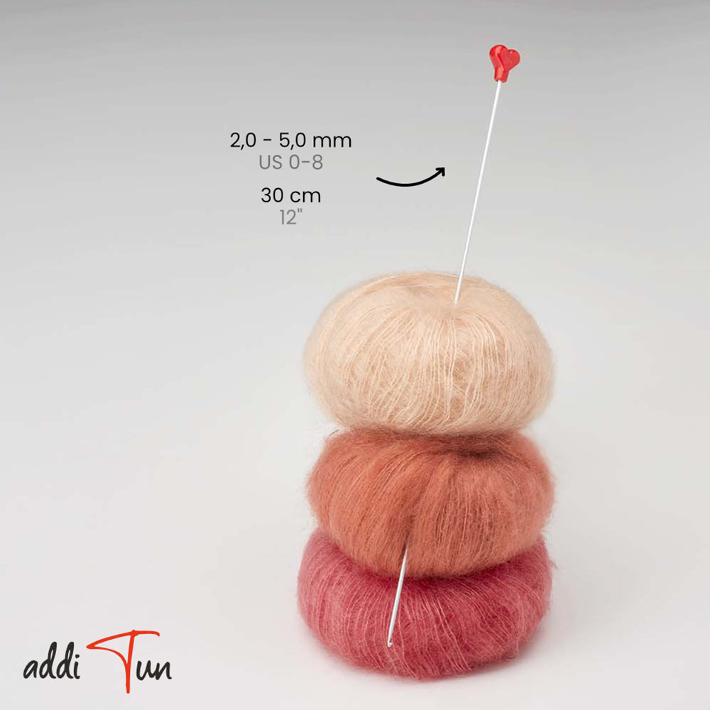 addiTun Tunisian Crochet Hook – Single (2–5 mm)