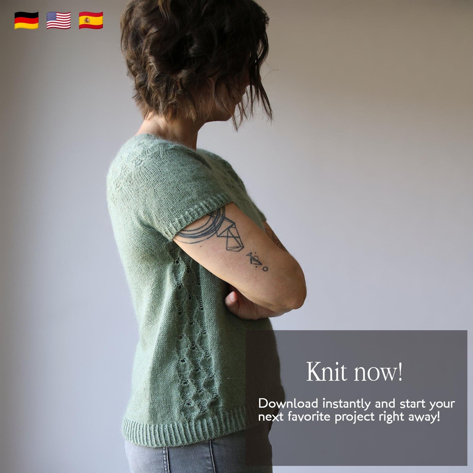 Backstage Romance - SWEATER - Knitting Pattern