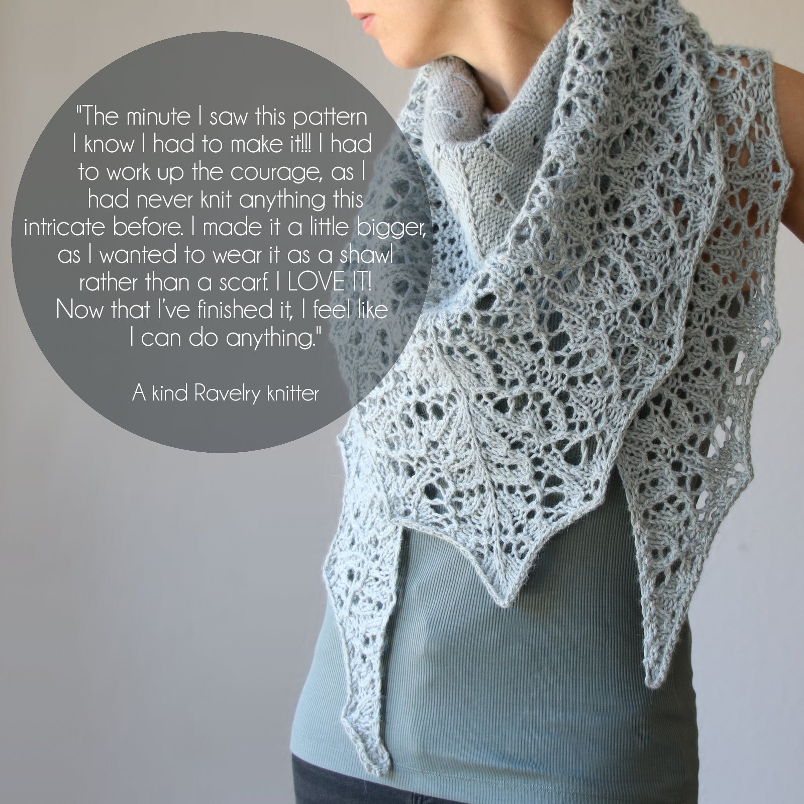 Catch my Fall - SHAWL - Knitting Pattern
