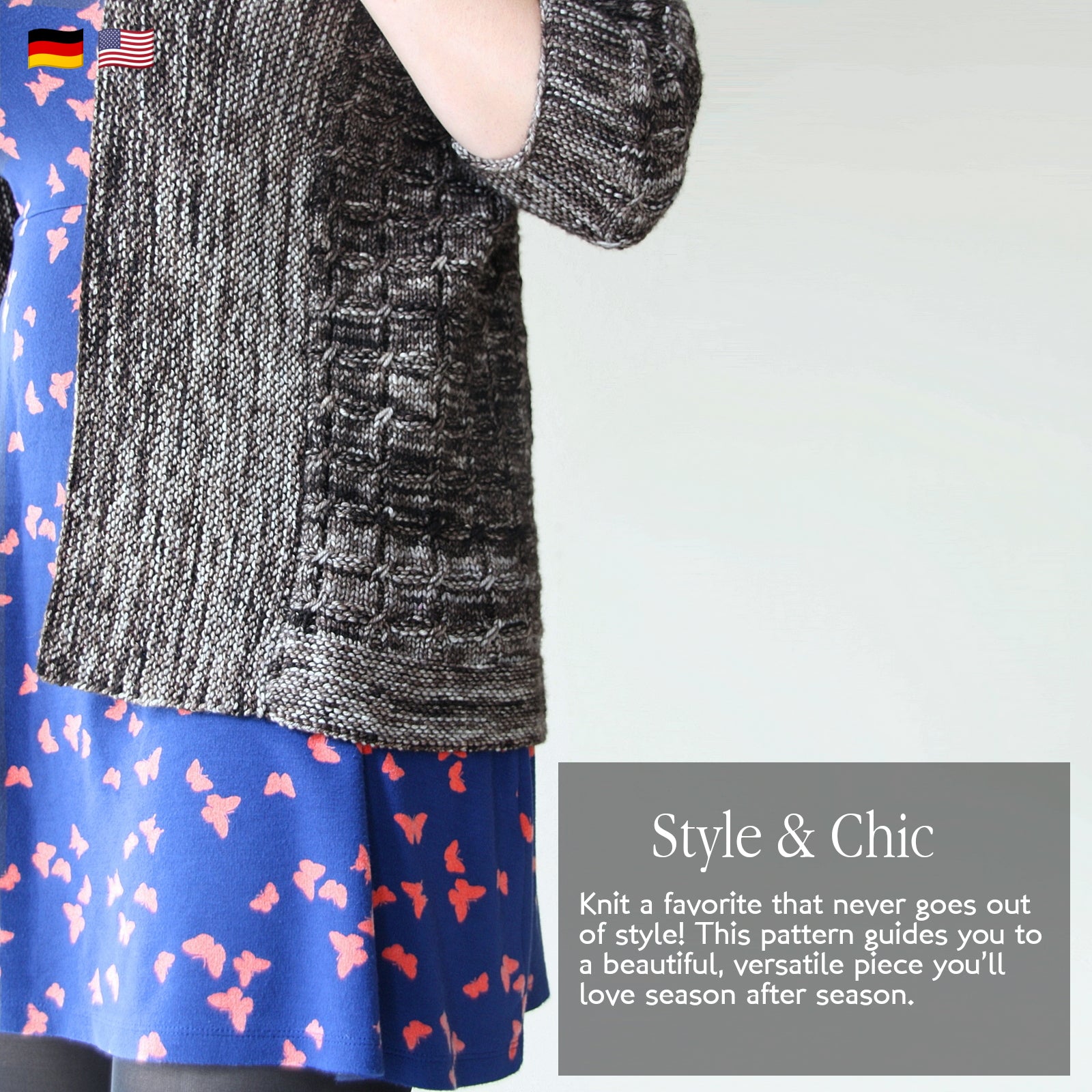 Chasing Butterflies - CARDIGAN - Knitting Pattern