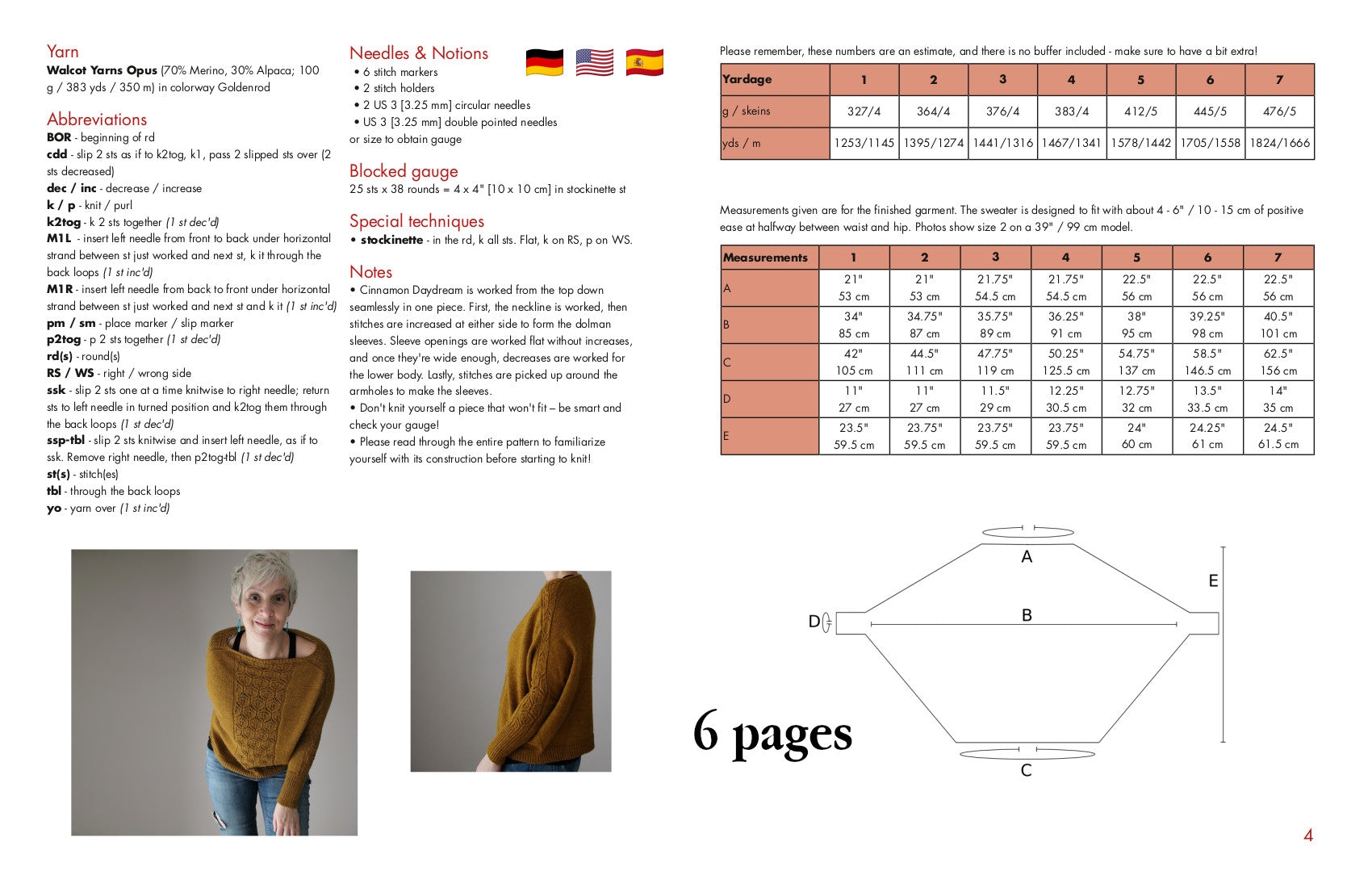 Cinnamon Daydream Pattern