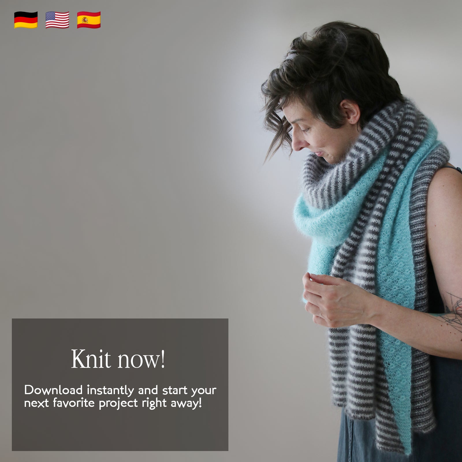 Cloud Theory - SHAWL - Knitting Pattern