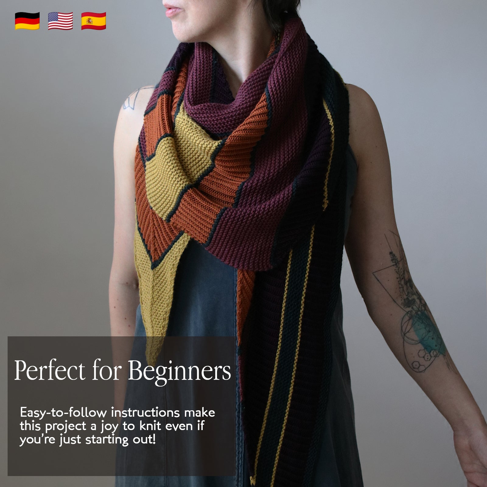 Crush Season - SHAWL - Knitting Pattern