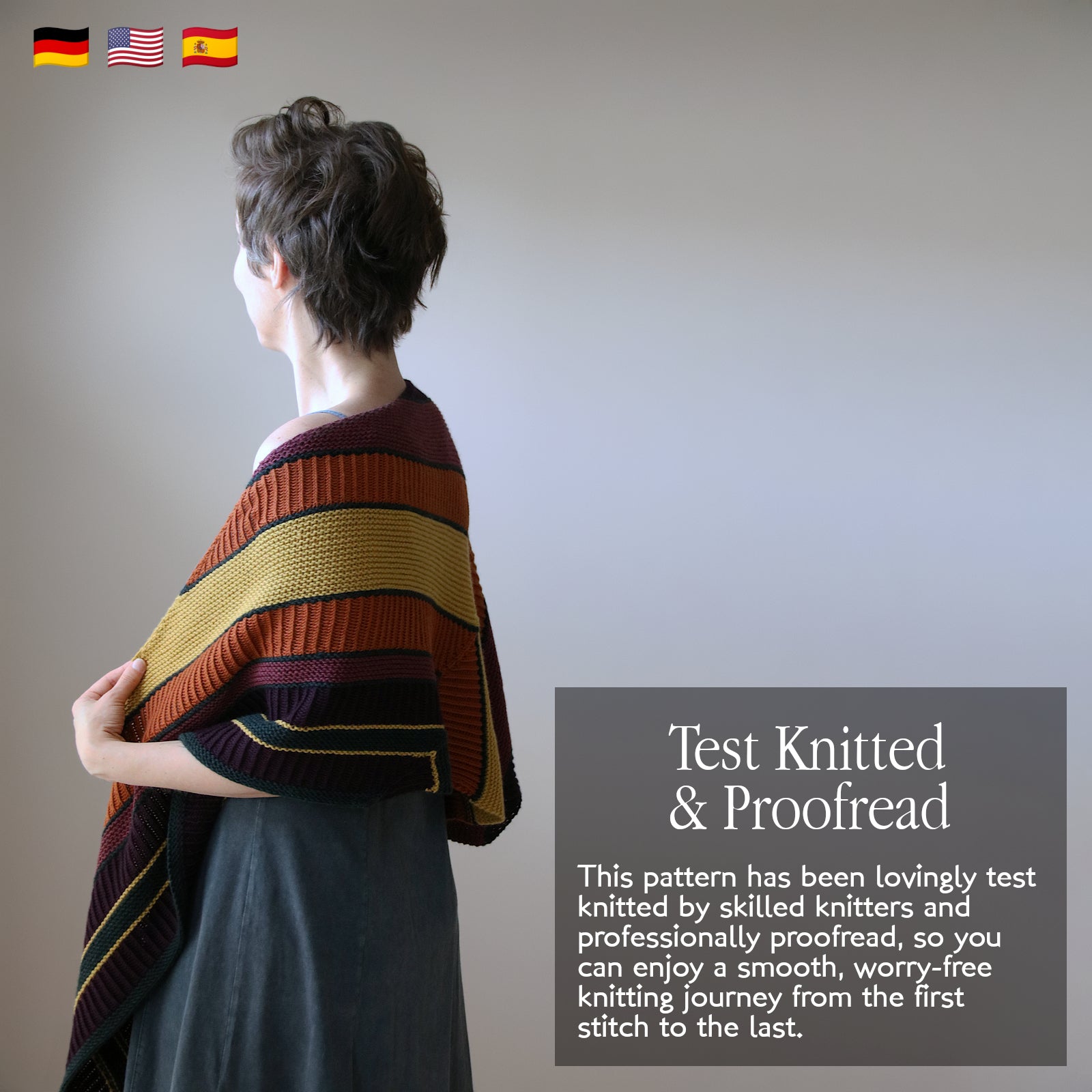 Crush Season - SHAWL - Knitting Pattern