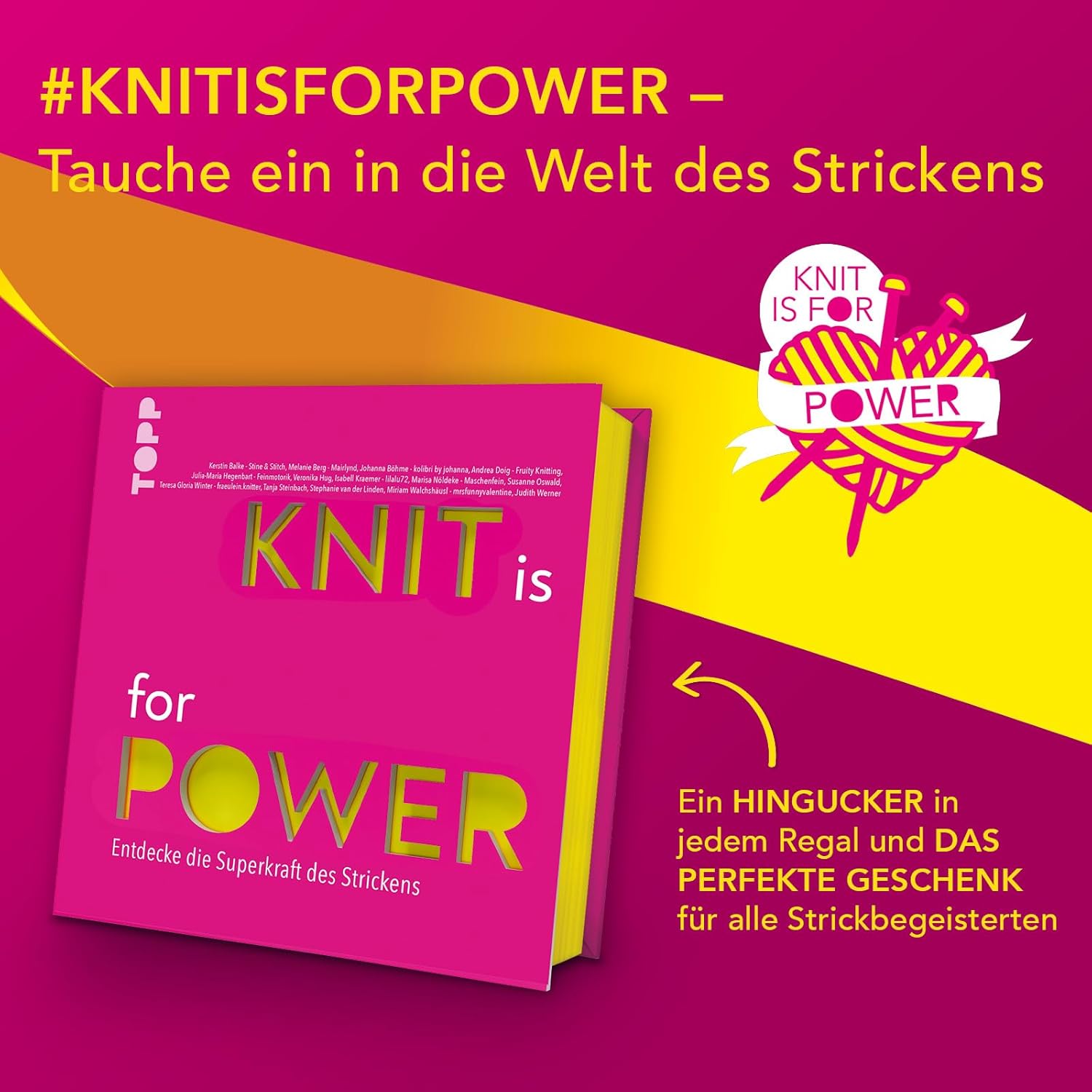 Book KNIT IS FOR POWER by Melanie Berg and others (German only)