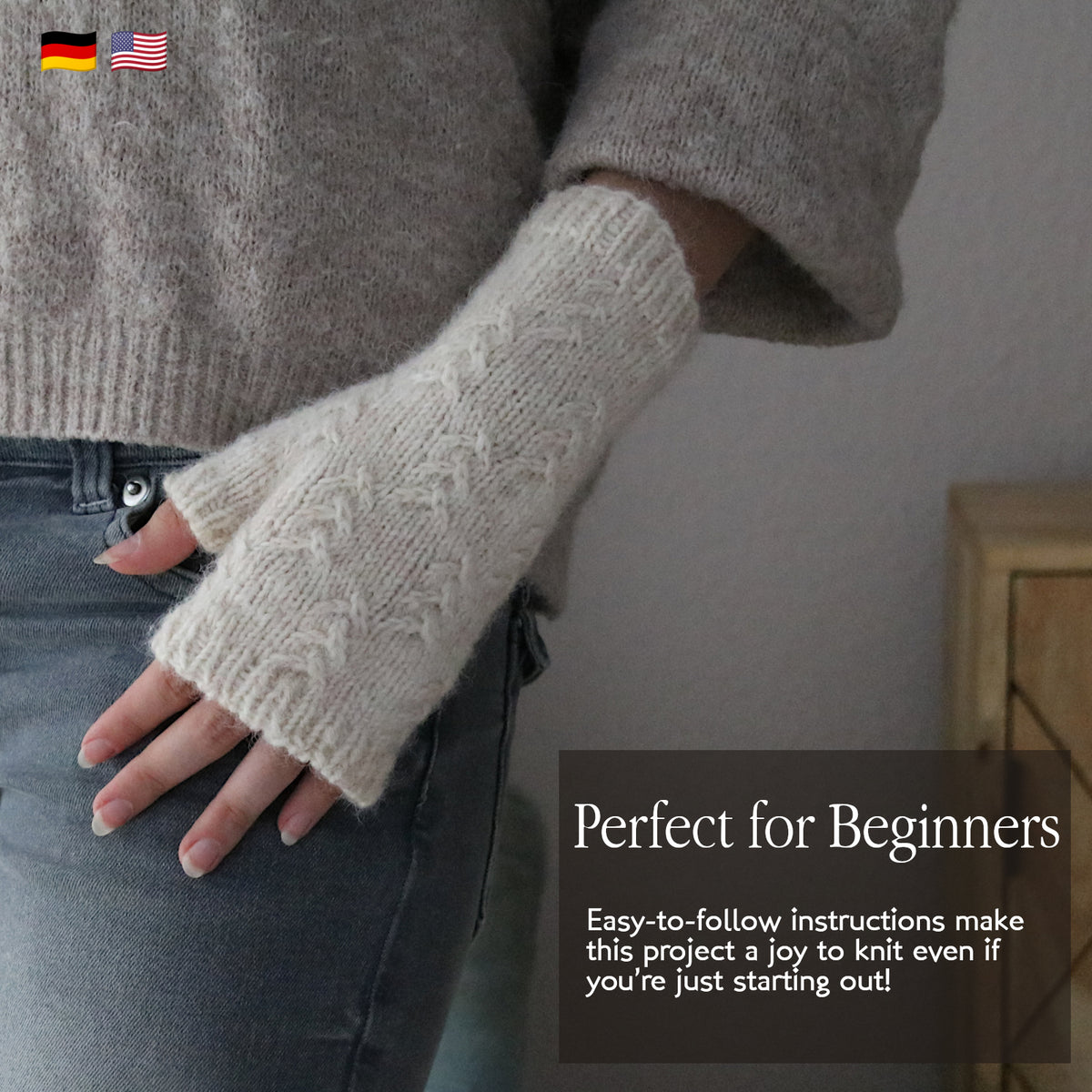 Linger Longer Mitts - STULPEN - Strickanleitung