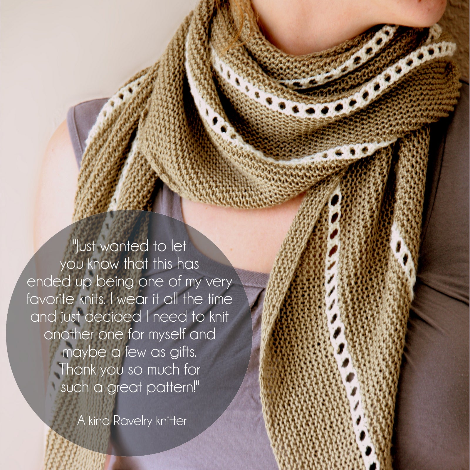 Nangou - SHAWL - Knitting Pattern